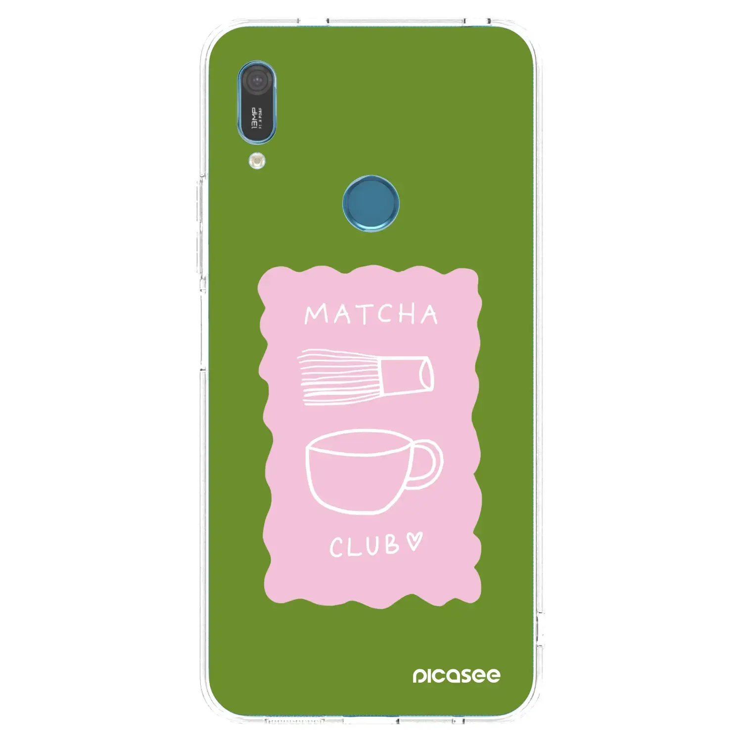 Silikonový průhledný obal pro Huawei Y6 2019 - Matcha club