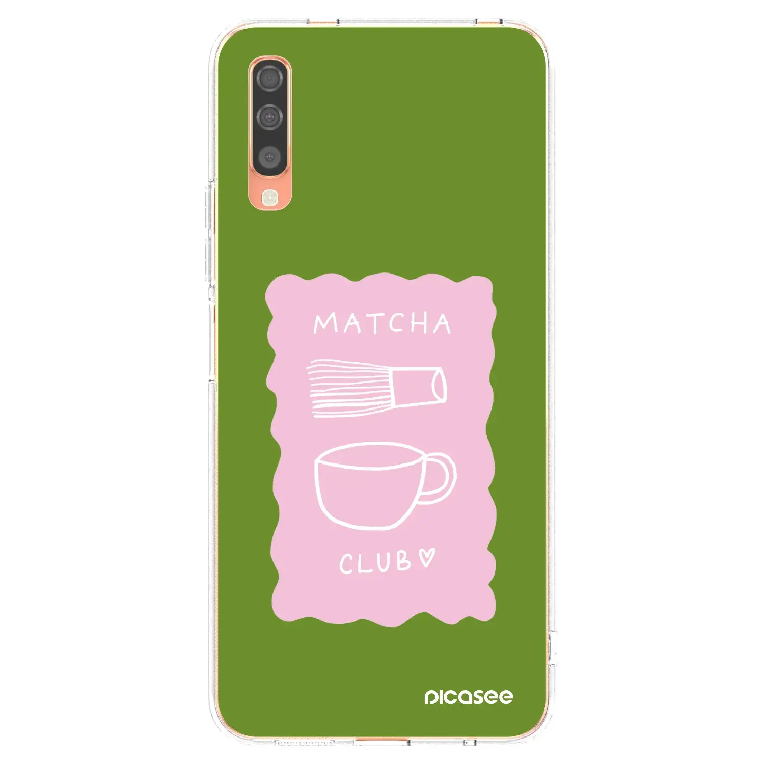 Silikonový průhledný obal pro Samsung Galaxy A70 A705F - Matcha club