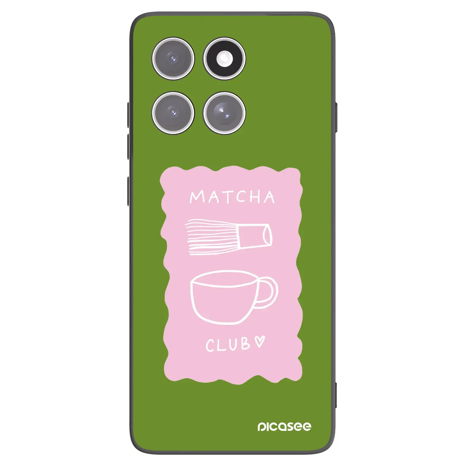 Silikonový černý obal pro Motorola Edge 60 Pro - Matcha club