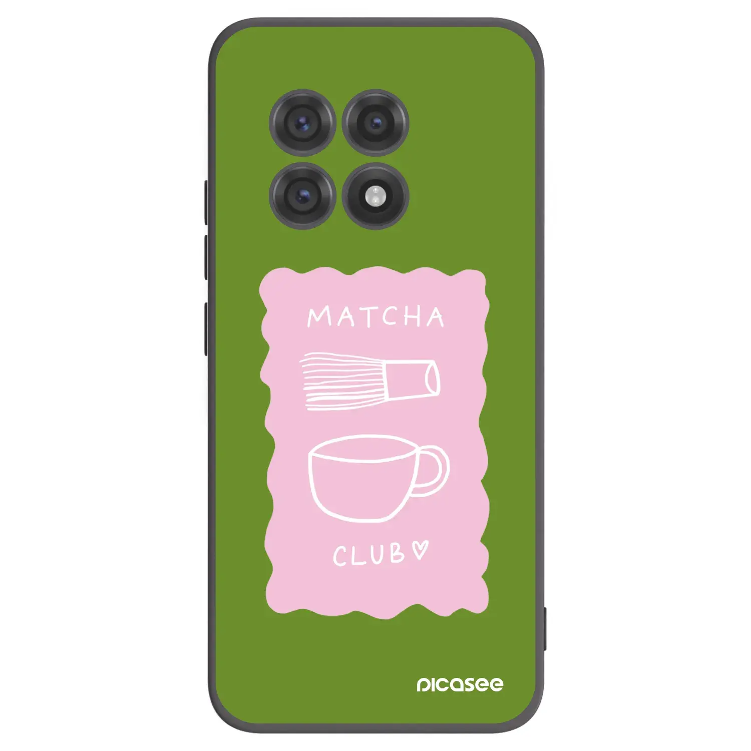 Silikonový černý obal pro OnePlus 13R 5G - Matcha club