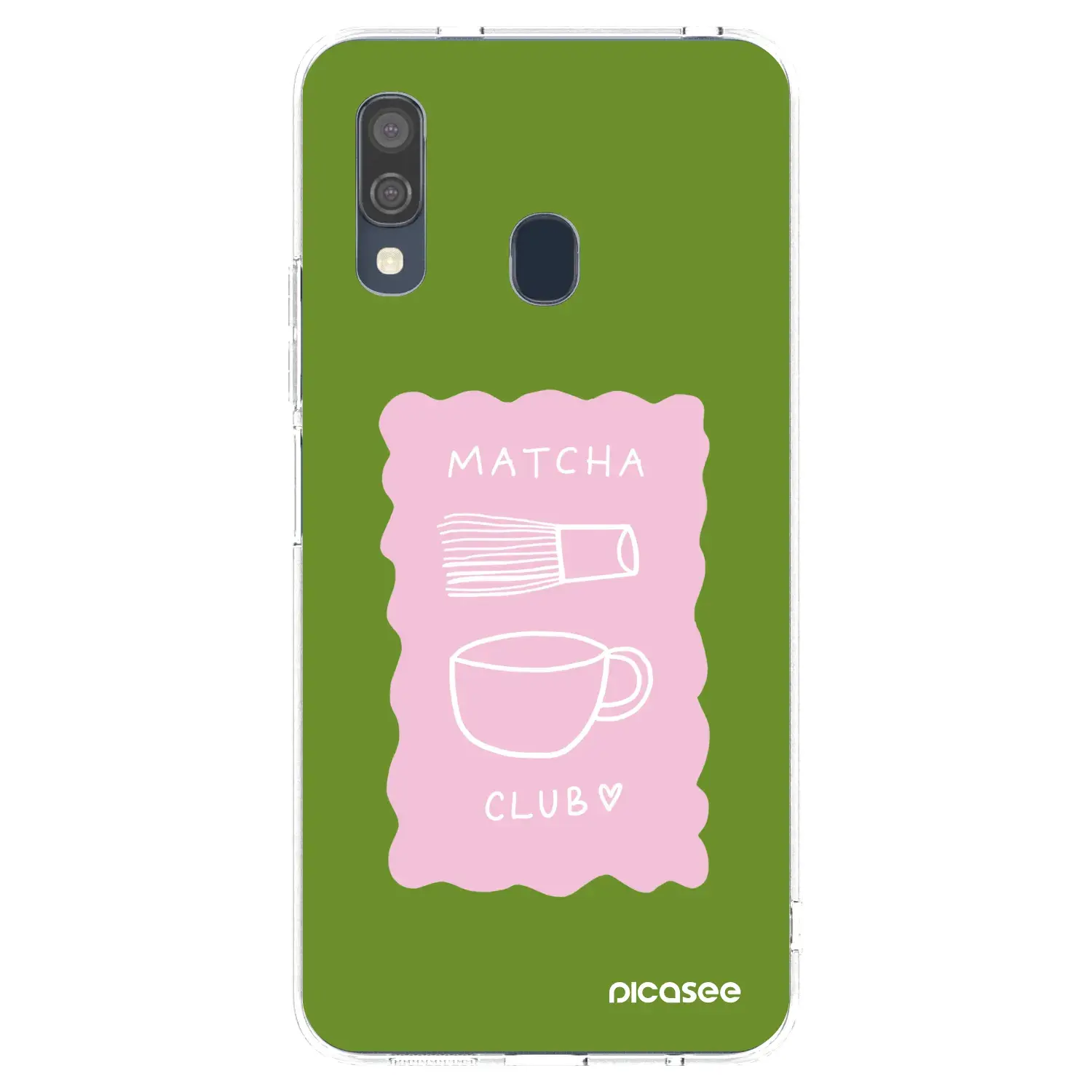 Silikonový průhledný obal pro Samsung Galaxy A40 A405F - Matcha club
