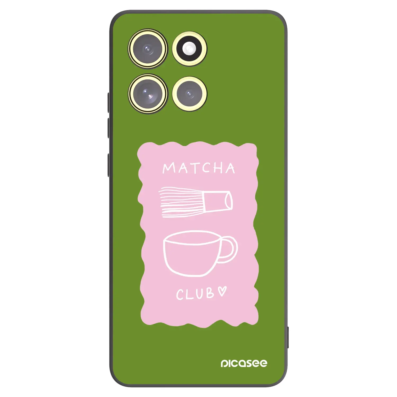 Silikonový černý obal pro Motorola Moto G86 5G - Matcha club