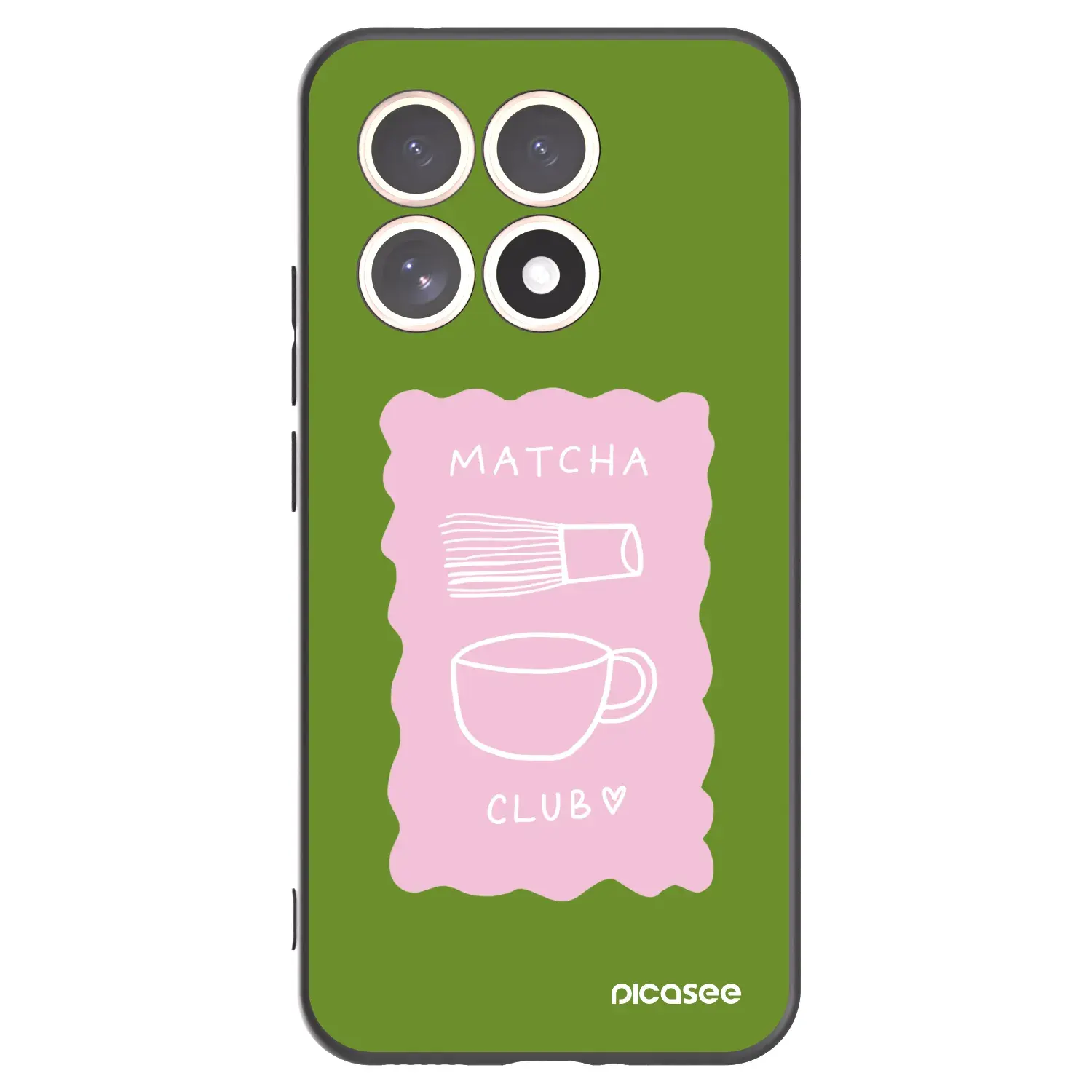 Silikonový černý obal pro Xiaomi 15T - Matcha club