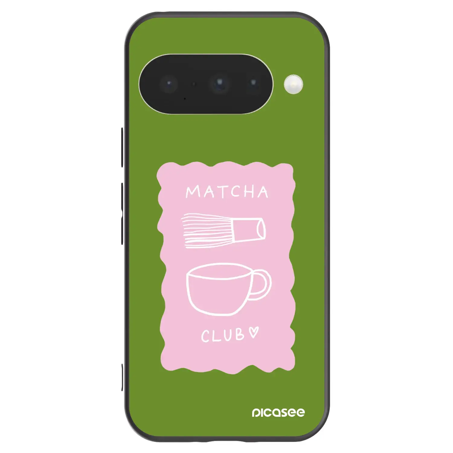 Silikonový černý obal pro Google Pixel 10 - Matcha club