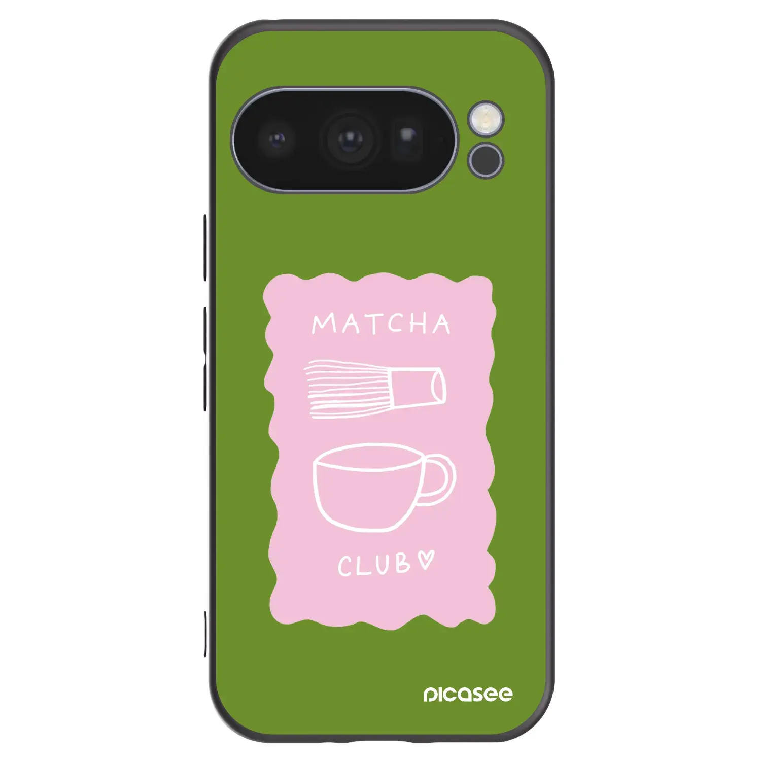Silikonový černý obal pro Google Pixel 10 Pro - Matcha club