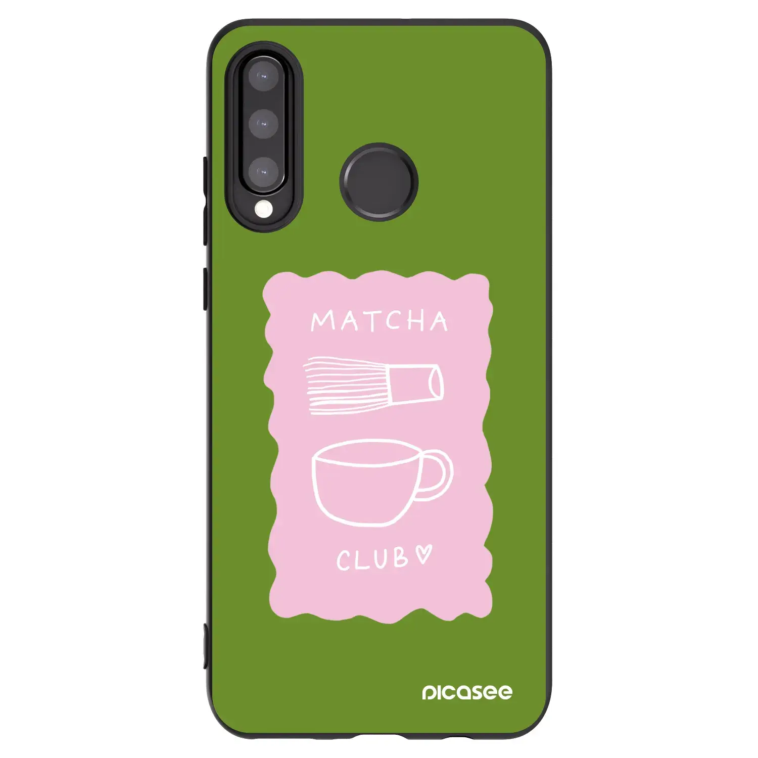Silikonový černý obal pro Huawei P30 Lite - Matcha club