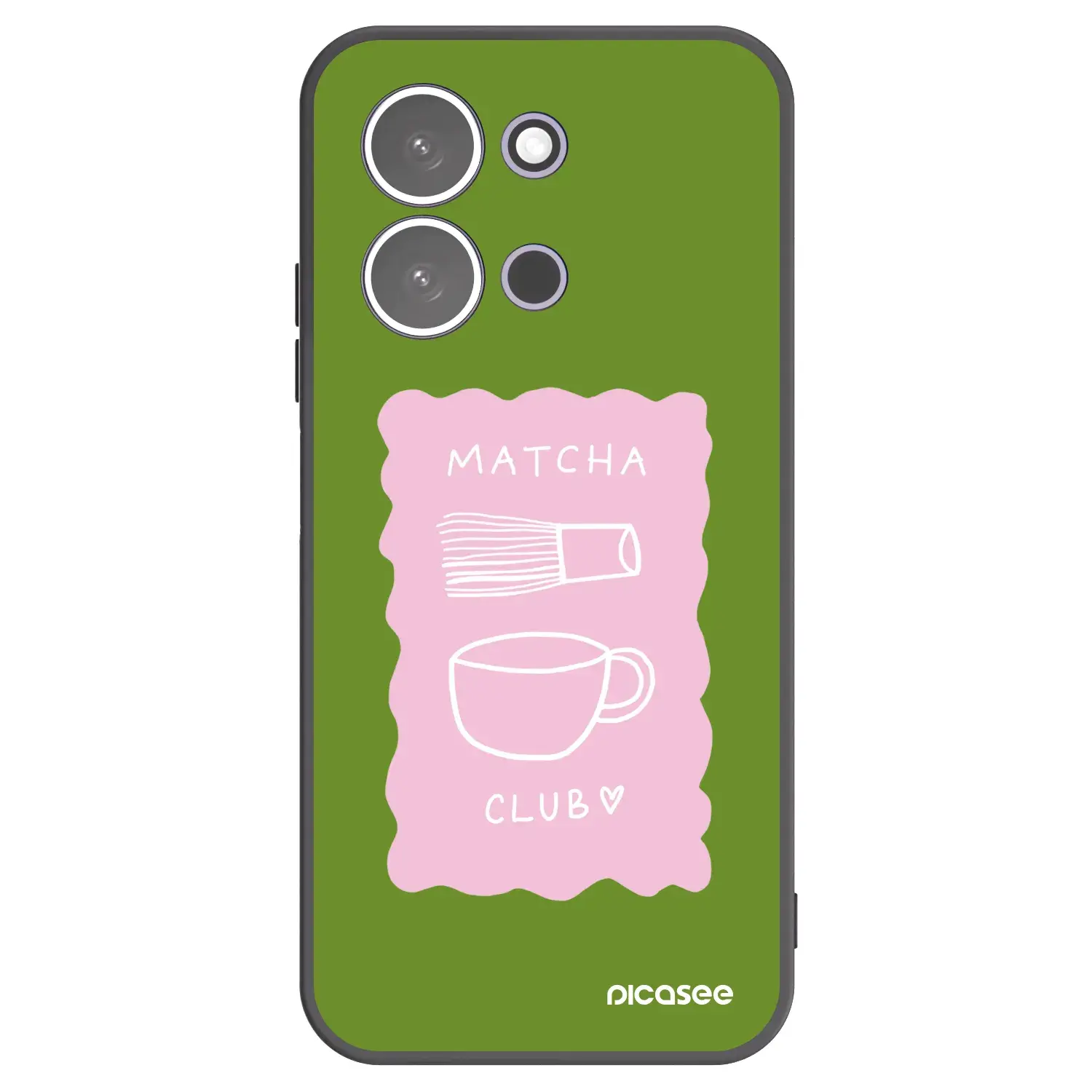 Silikonový černý obal pro Xiaomi Redmi 15C 5G - Matcha club