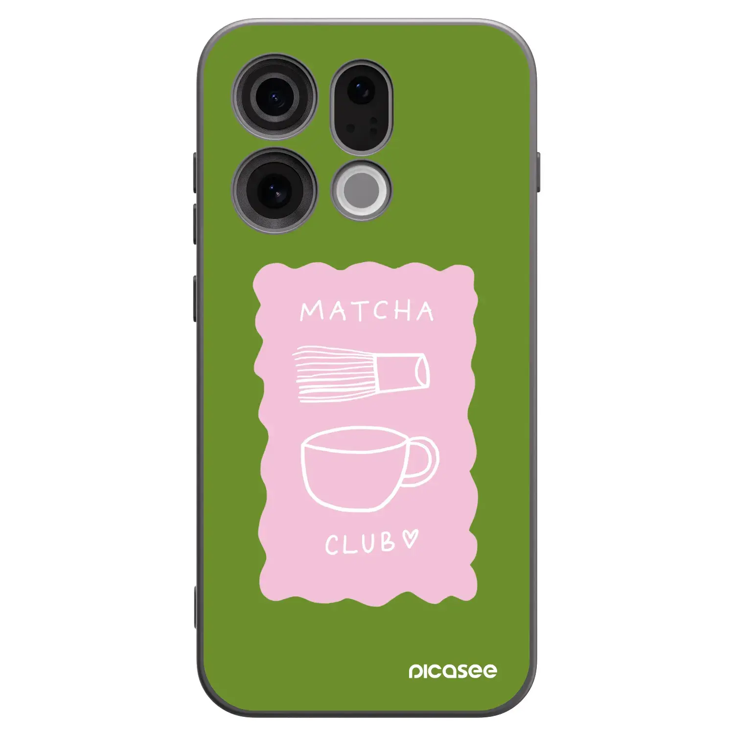Silikonový černý obal pro OPPO Find X9 - Matcha club