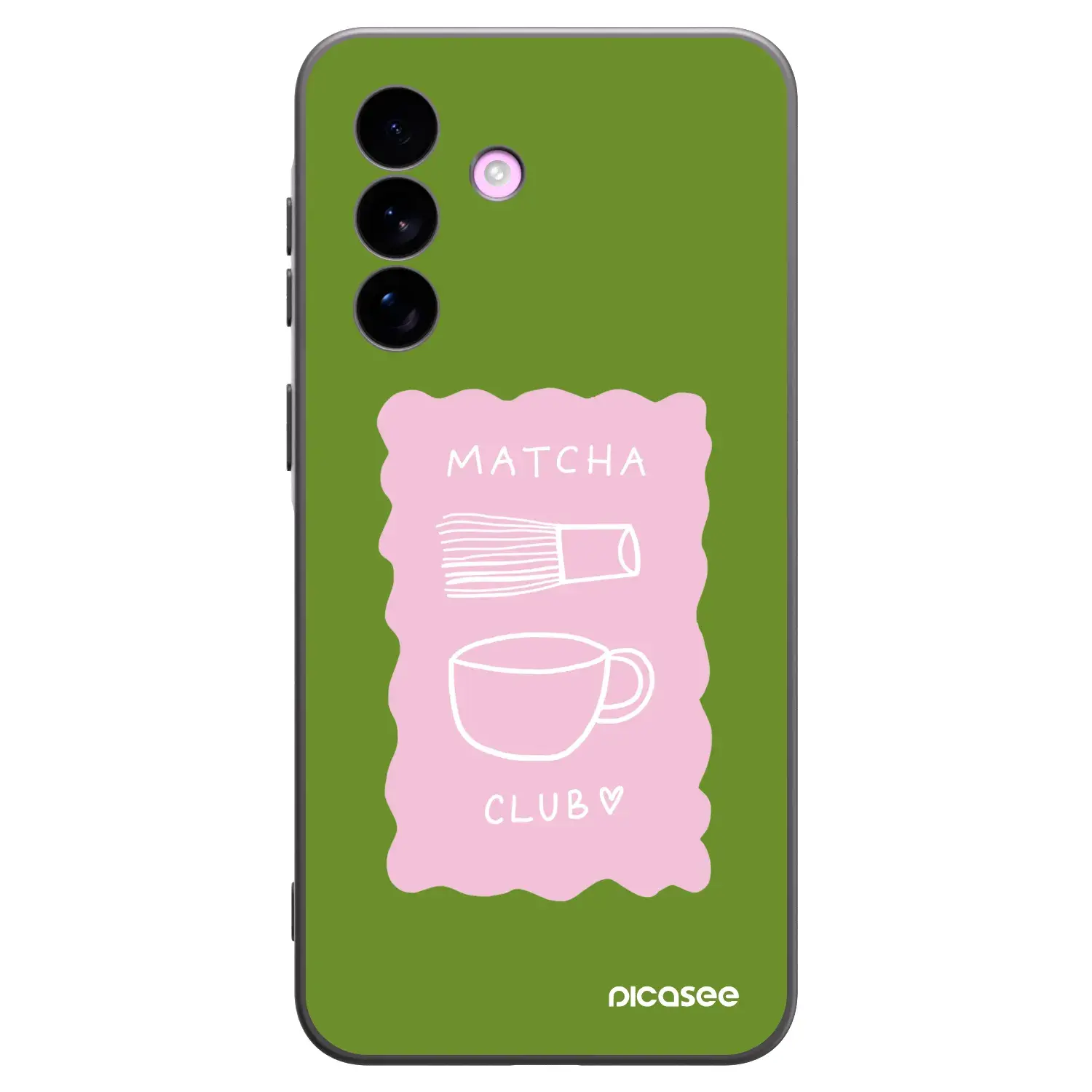 Silikonový černý obal pro Samsung Galaxy A57 5G - Matcha club