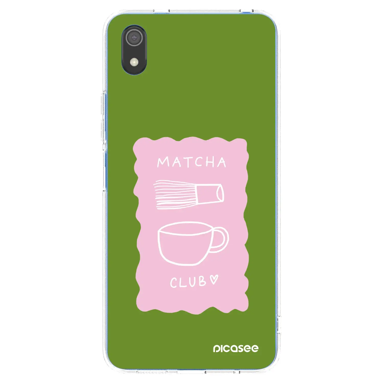 Silikonový průhledný obal pro Xiaomi Redmi 7A - Matcha club