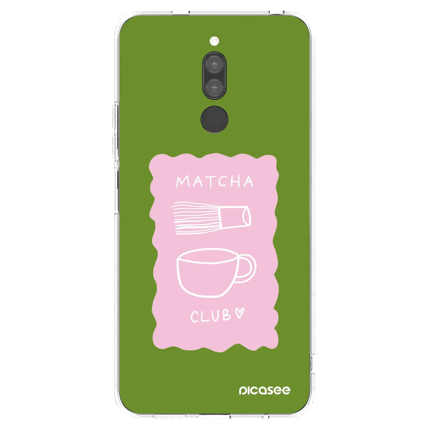 Silikonový průhledný obal pro Xiaomi Redmi 8 - Matcha club