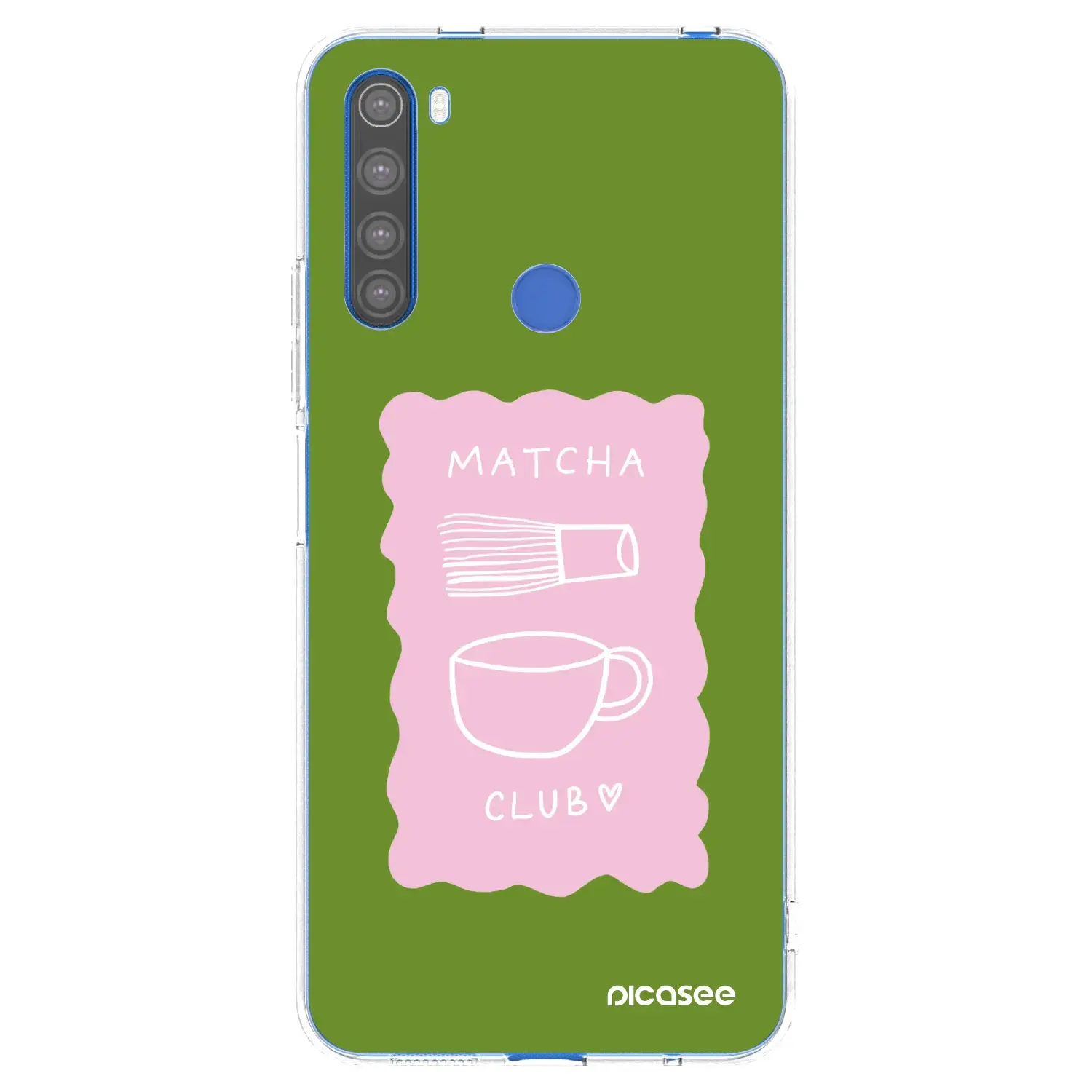 Silikonový průhledný obal pro Xiaomi Redmi Note 8T - Matcha club