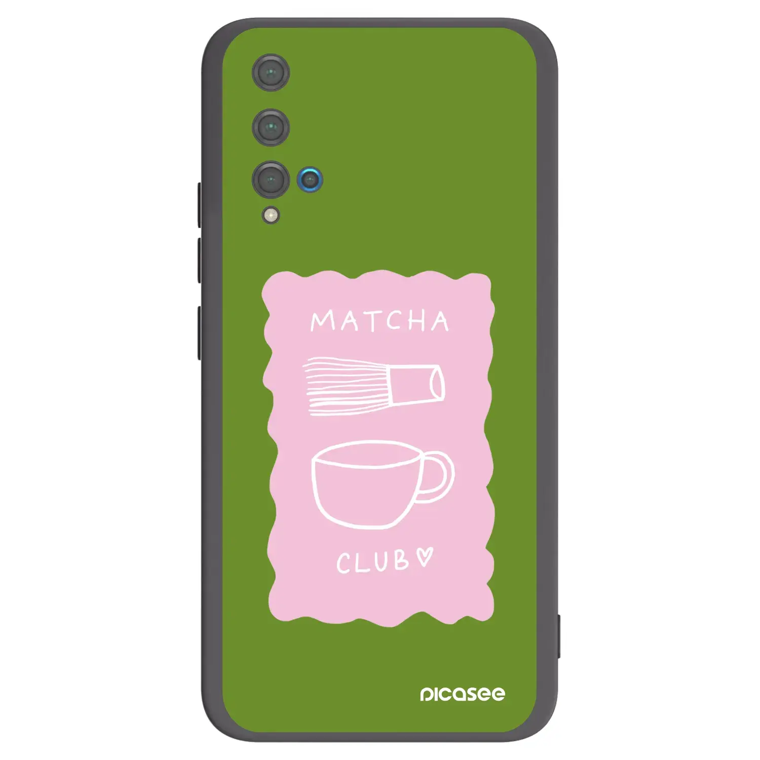 Silikonový černý obal pro Huawei Nova 5T - Matcha club