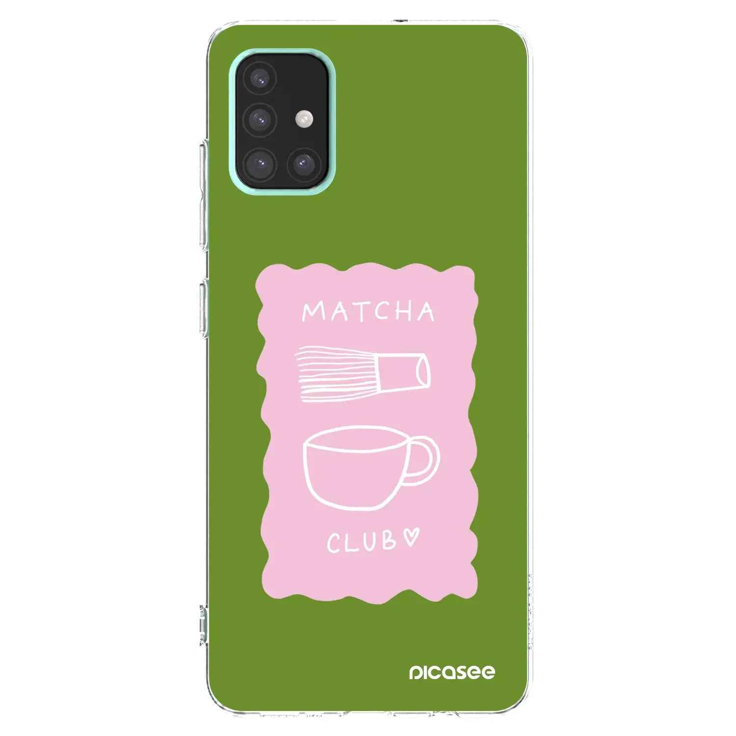 Silikonový průhledný obal pro Samsung Galaxy A51 A515F - Matcha club
