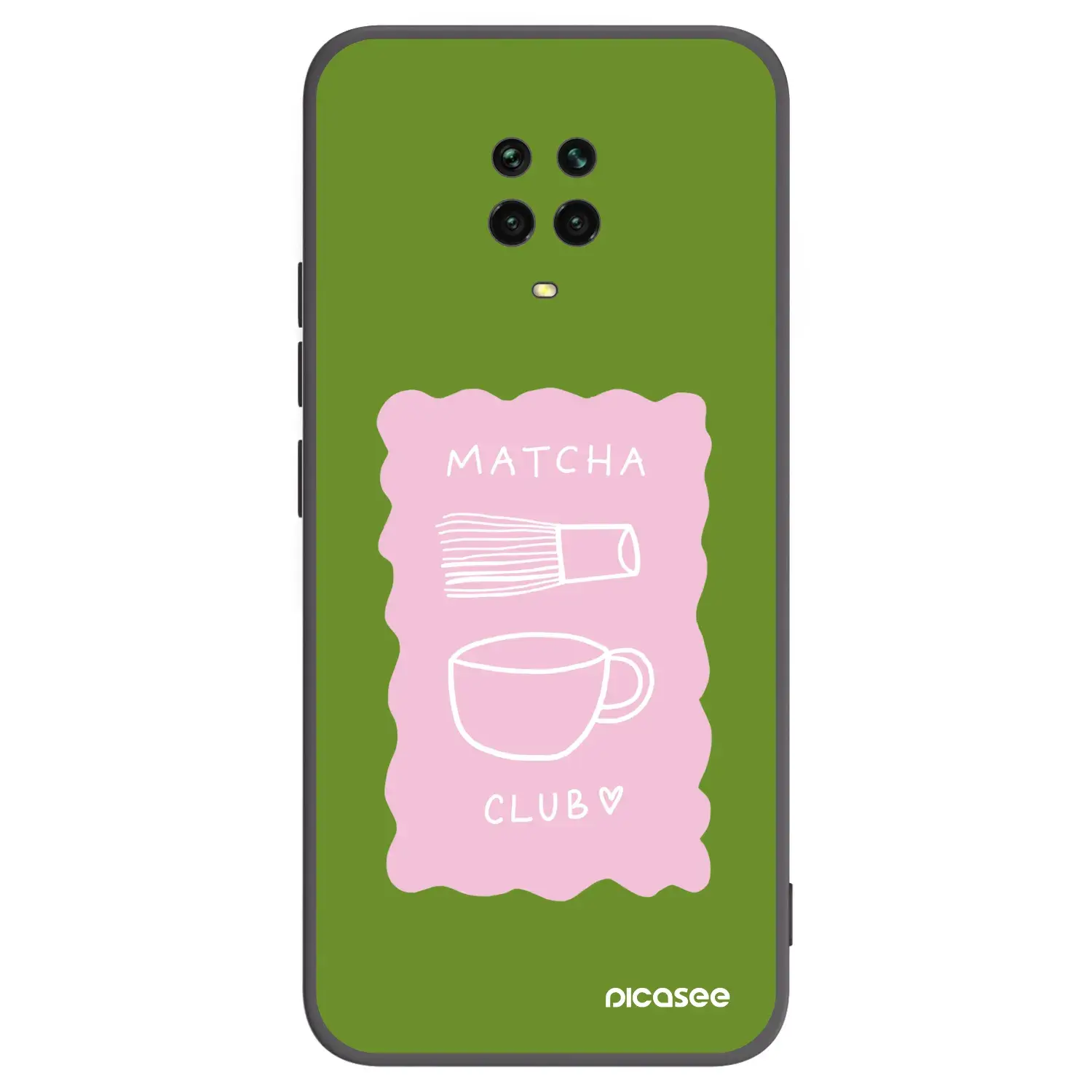 Silikonový černý obal pro Xiaomi Redmi Note 9 Pro - Matcha club
