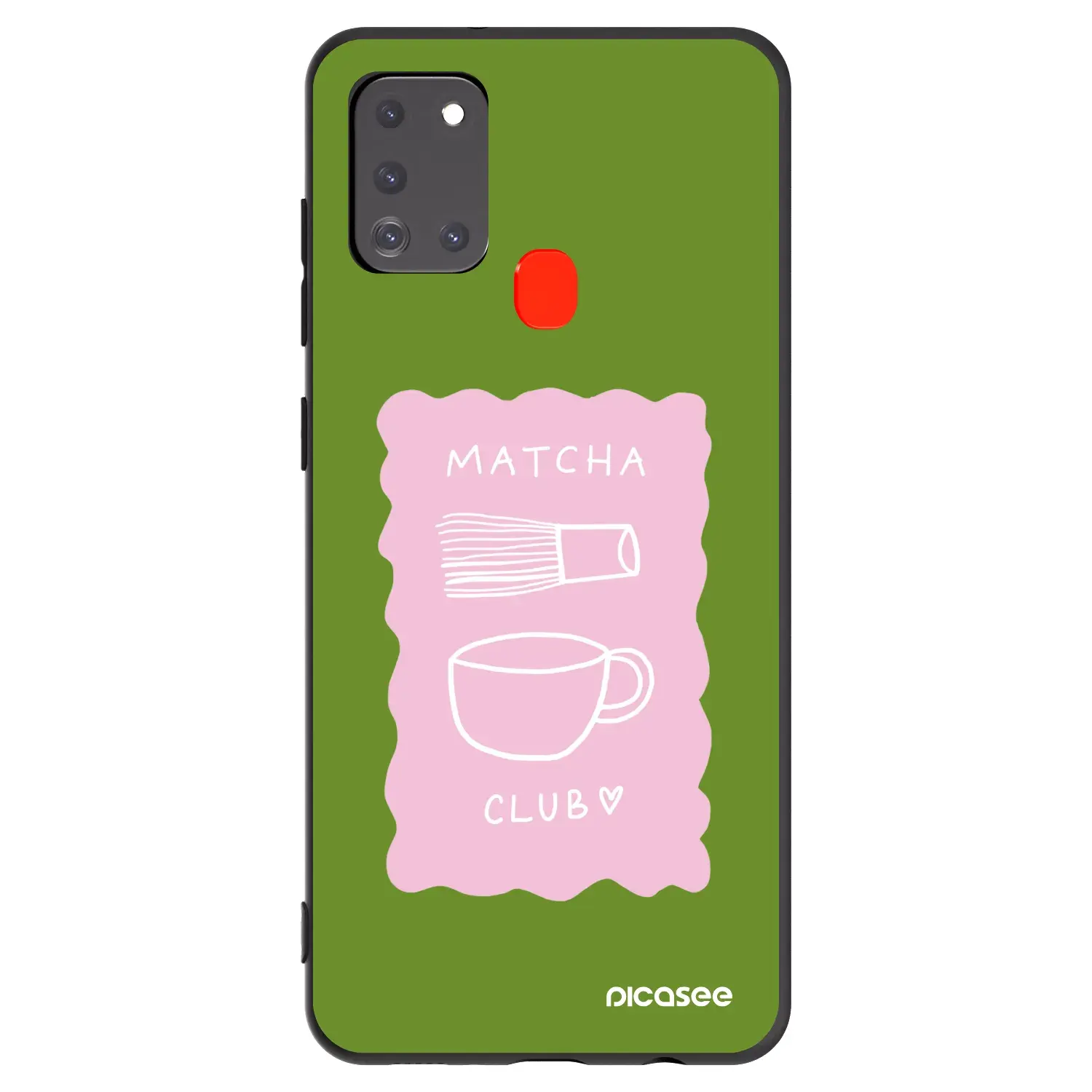 Silikonový černý obal pro Samsung Galaxy A21s - Matcha club