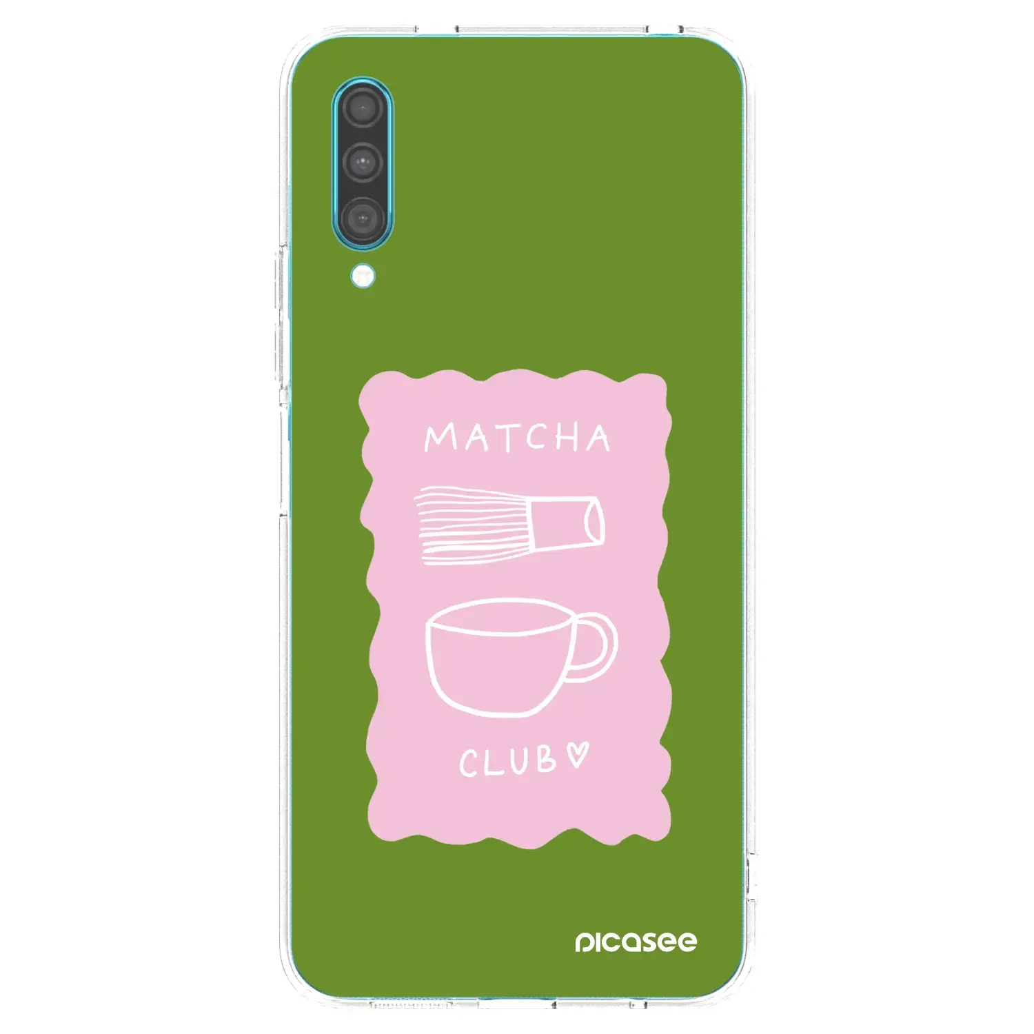 Silikonový průhledný obal pro Samsung Galaxy A30s A307F - Matcha club