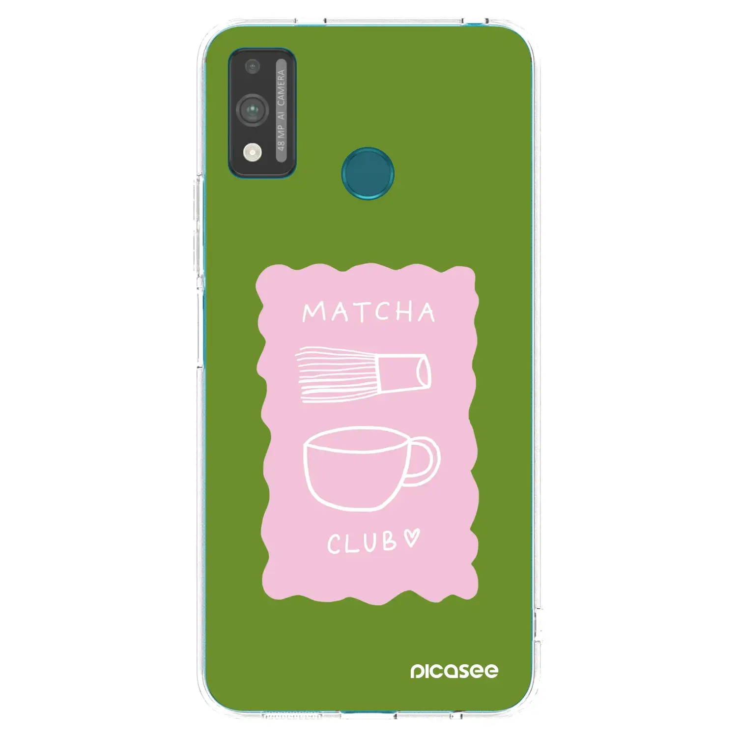 Silikonový průhledný obal pro Honor 9X Lite - Matcha club