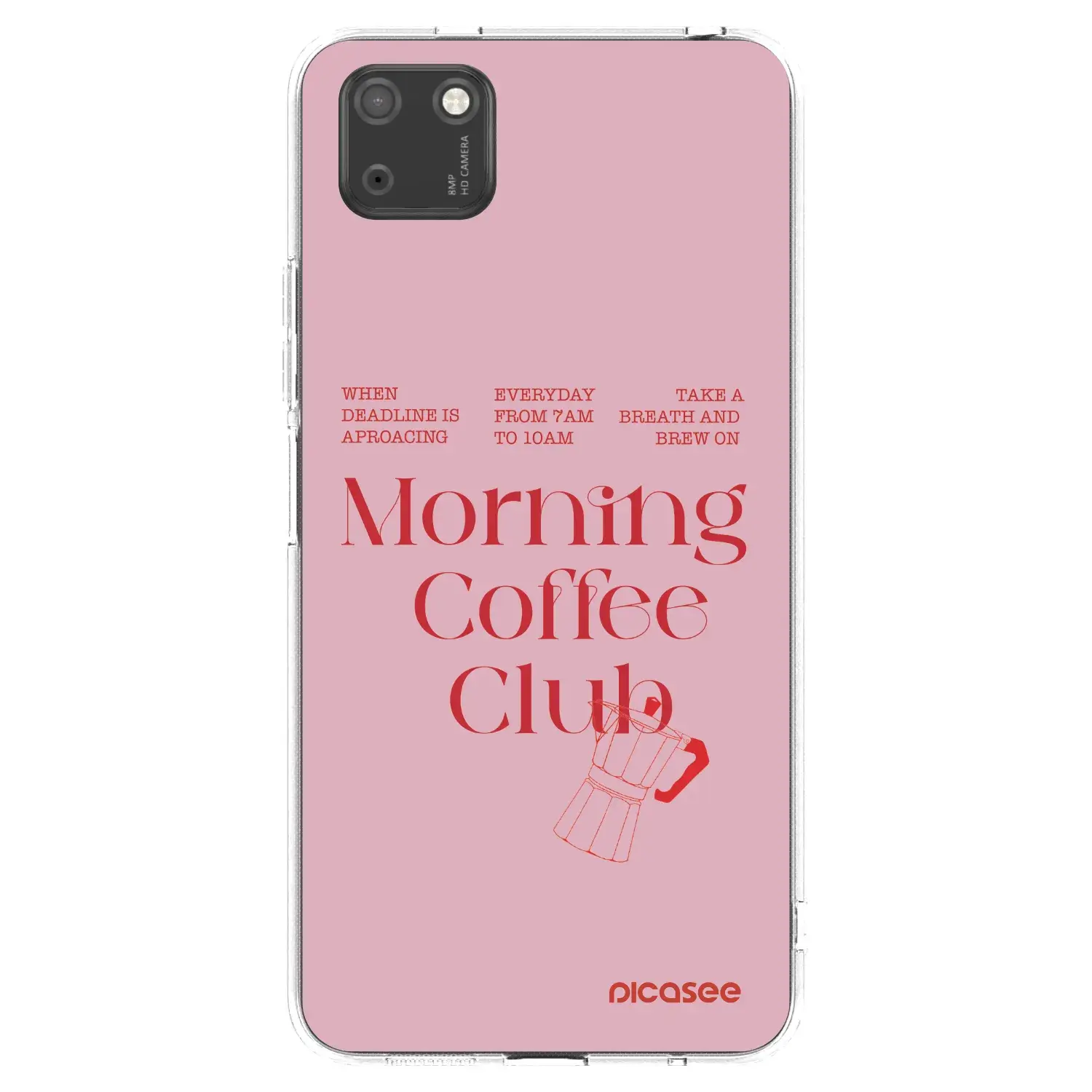 Silikonový průhledný obal pro Huawei Y5P - Morning
