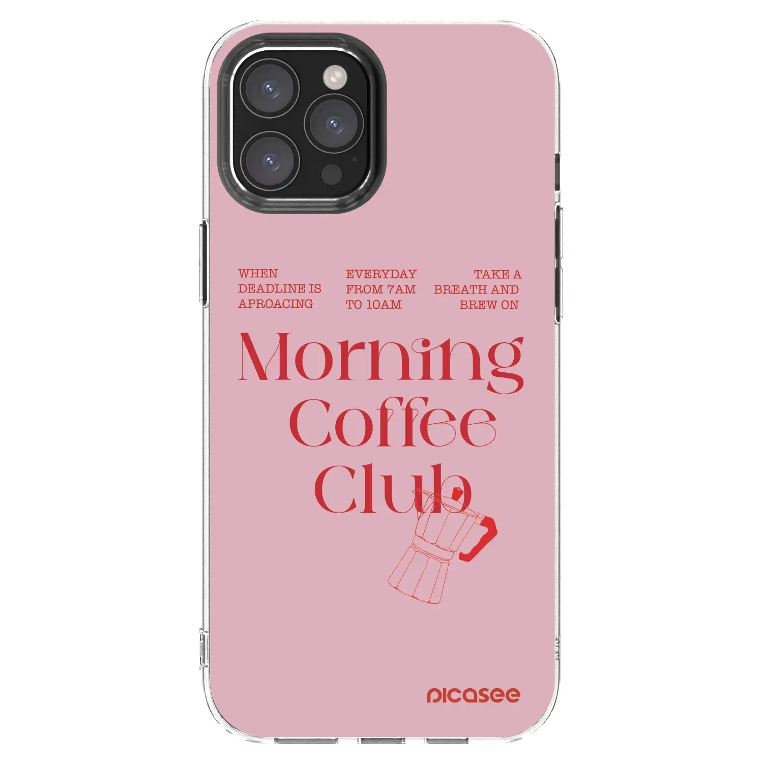 Silikonový průhledný obal pro Apple iPhone 12 Pro Max - Morning