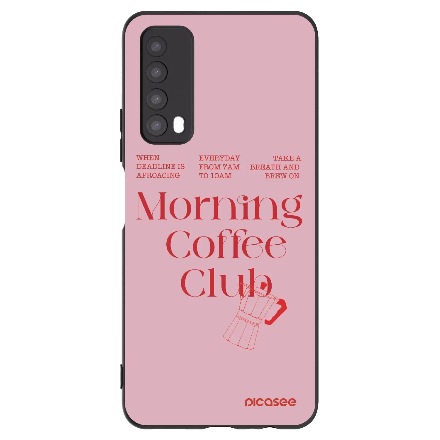 Silikonový černý obal pro Huawei P Smart 2021 - Morning