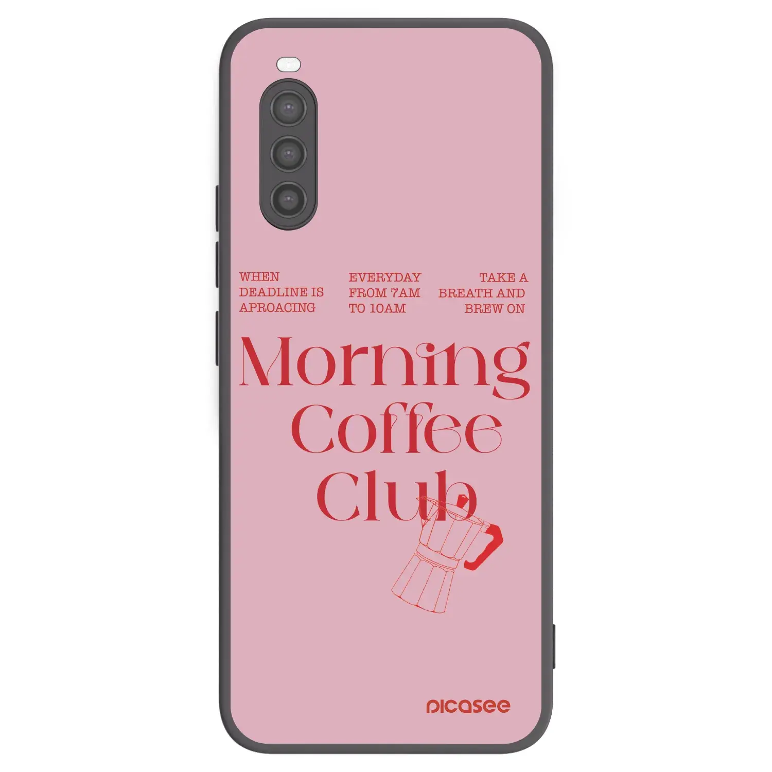 Silikonový černý obal pro Sony Xperia 10 II - Morning