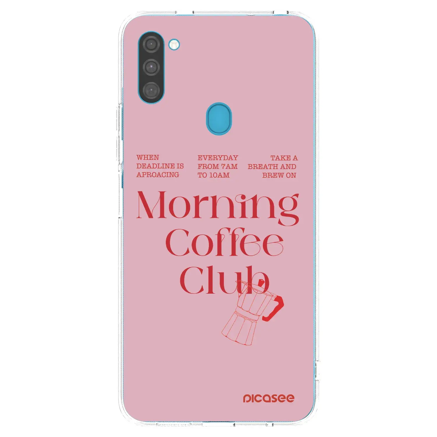 Silikonový průhledný obal pro Samsung Galaxy M11 - Morning