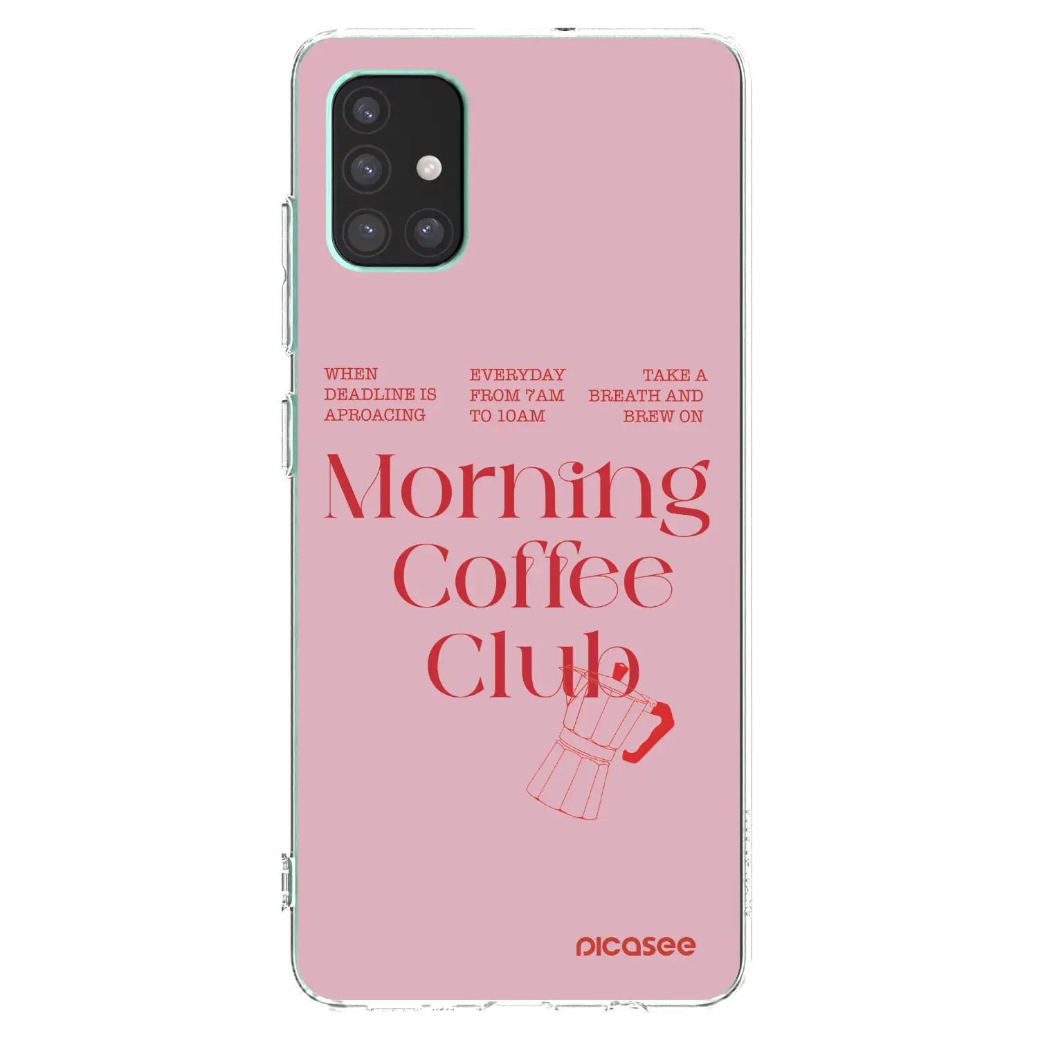 Silikonový průhledný obal pro Samsung Galaxy M51 M515F - Morning