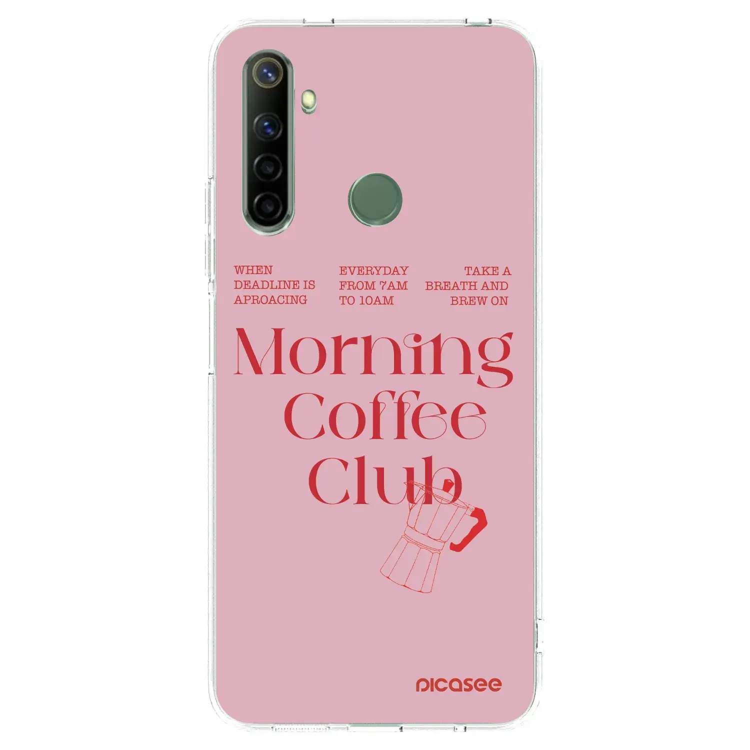 Silikonový průhledný obal pro Realme 6i - Morning