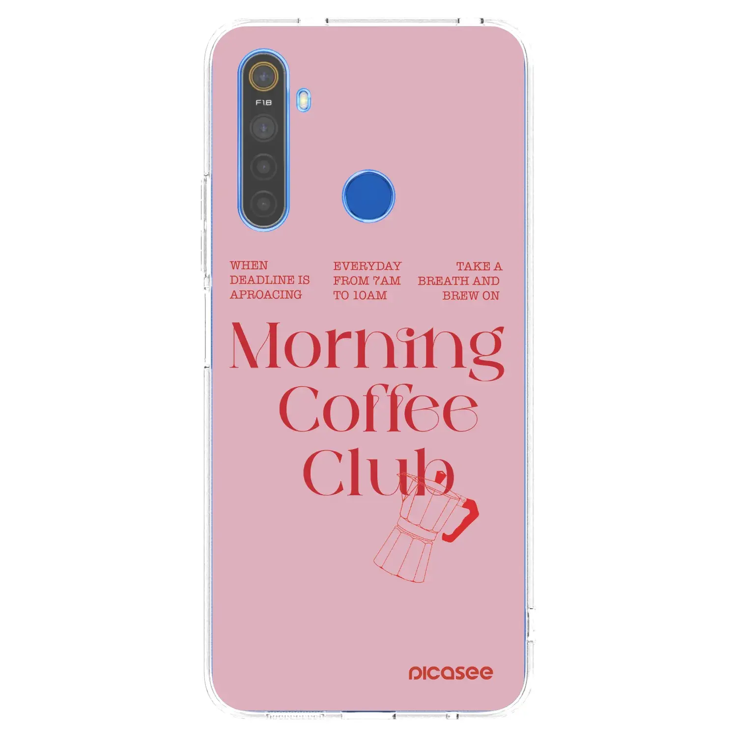 Silikonový průhledný obal pro Realme 5 - Morning