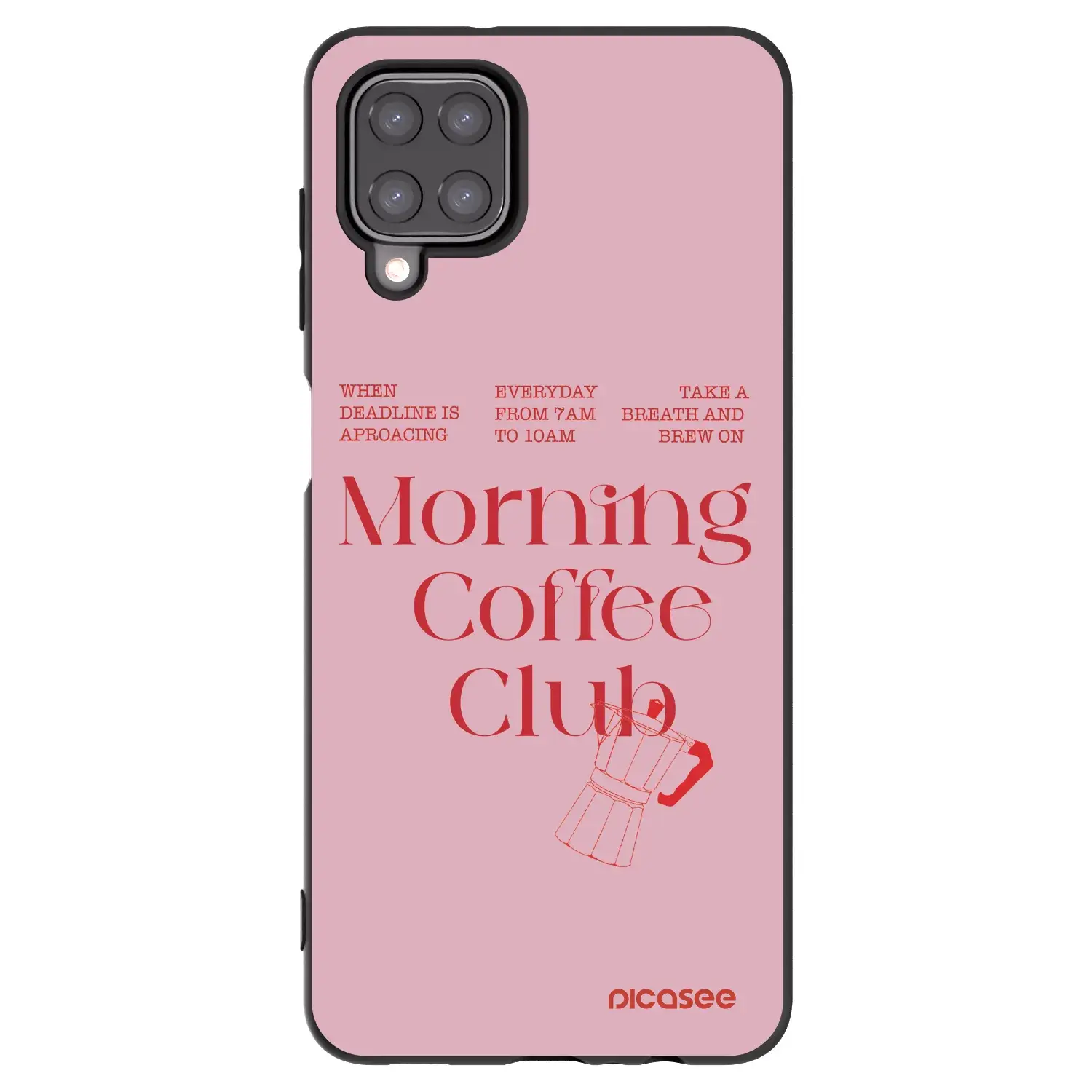 Silikonový černý obal pro Samsung Galaxy A12 A125F - Morning