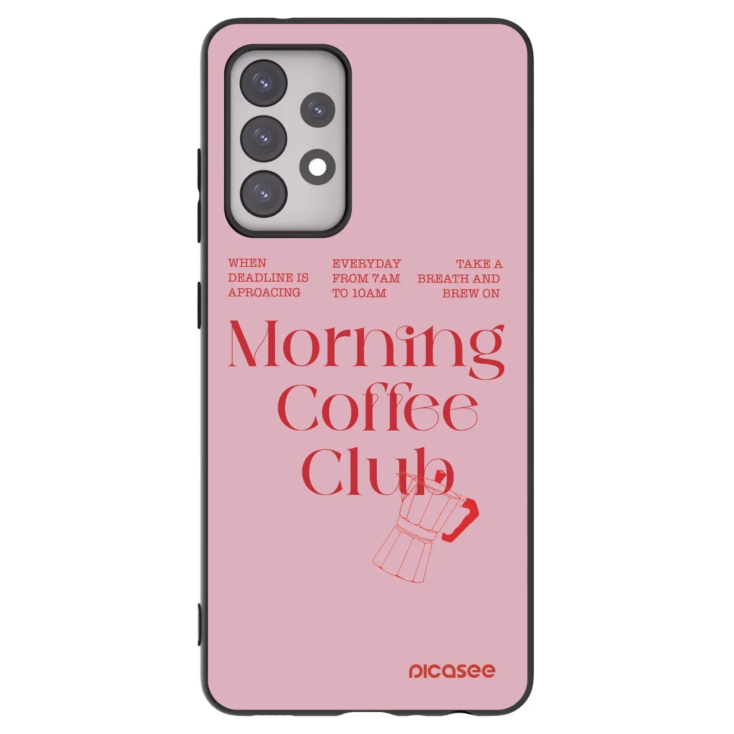 Silikonový černý obal pro Samsung Galaxy A52 5G A525F - Morning