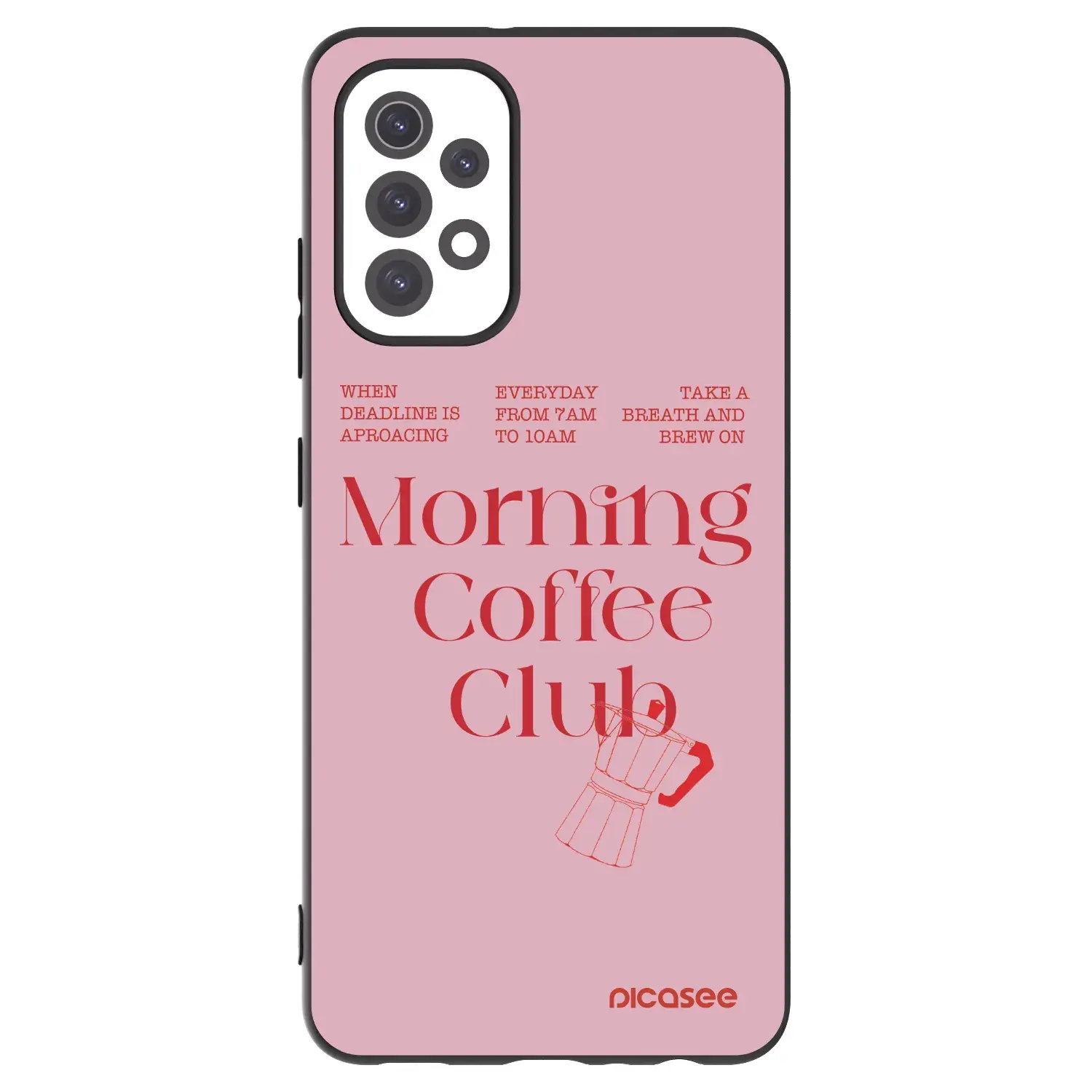 Silikonový černý obal pro Samsung Galaxy A32 5G A326B - Morning