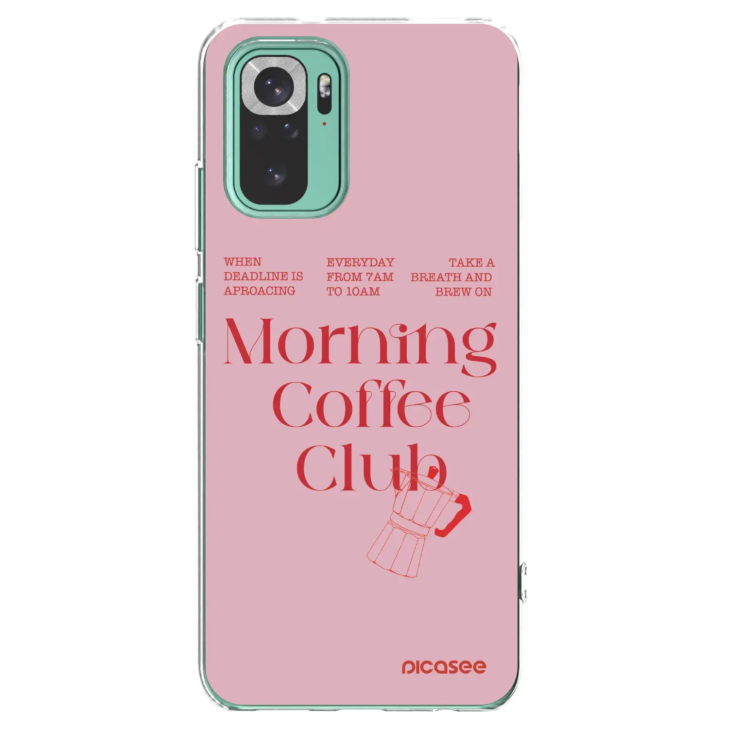Silikonový průhledný obal pro Xiaomi Redmi Note 10 Pro - Morning
