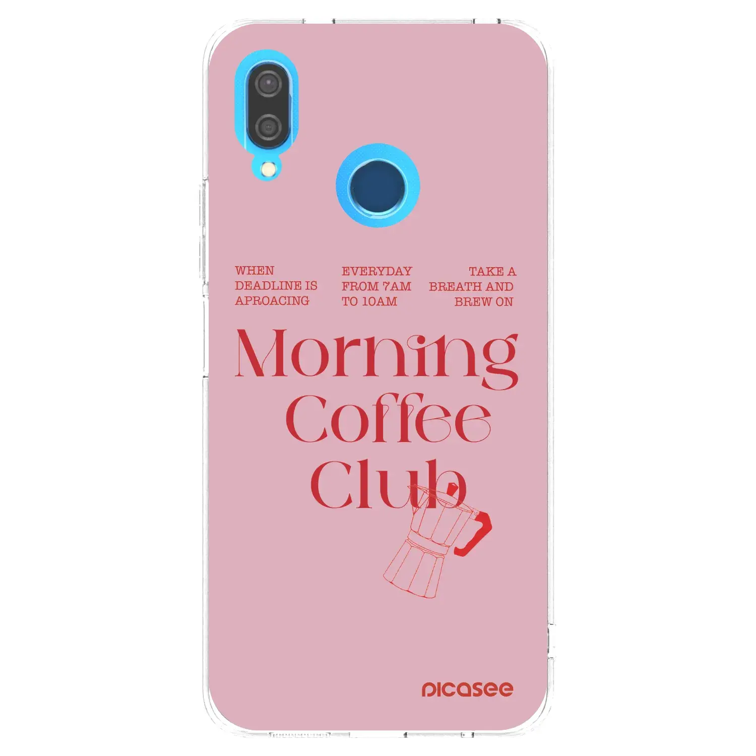 Silikonový průhledný obal pro Huawei P20 Lite - Morning