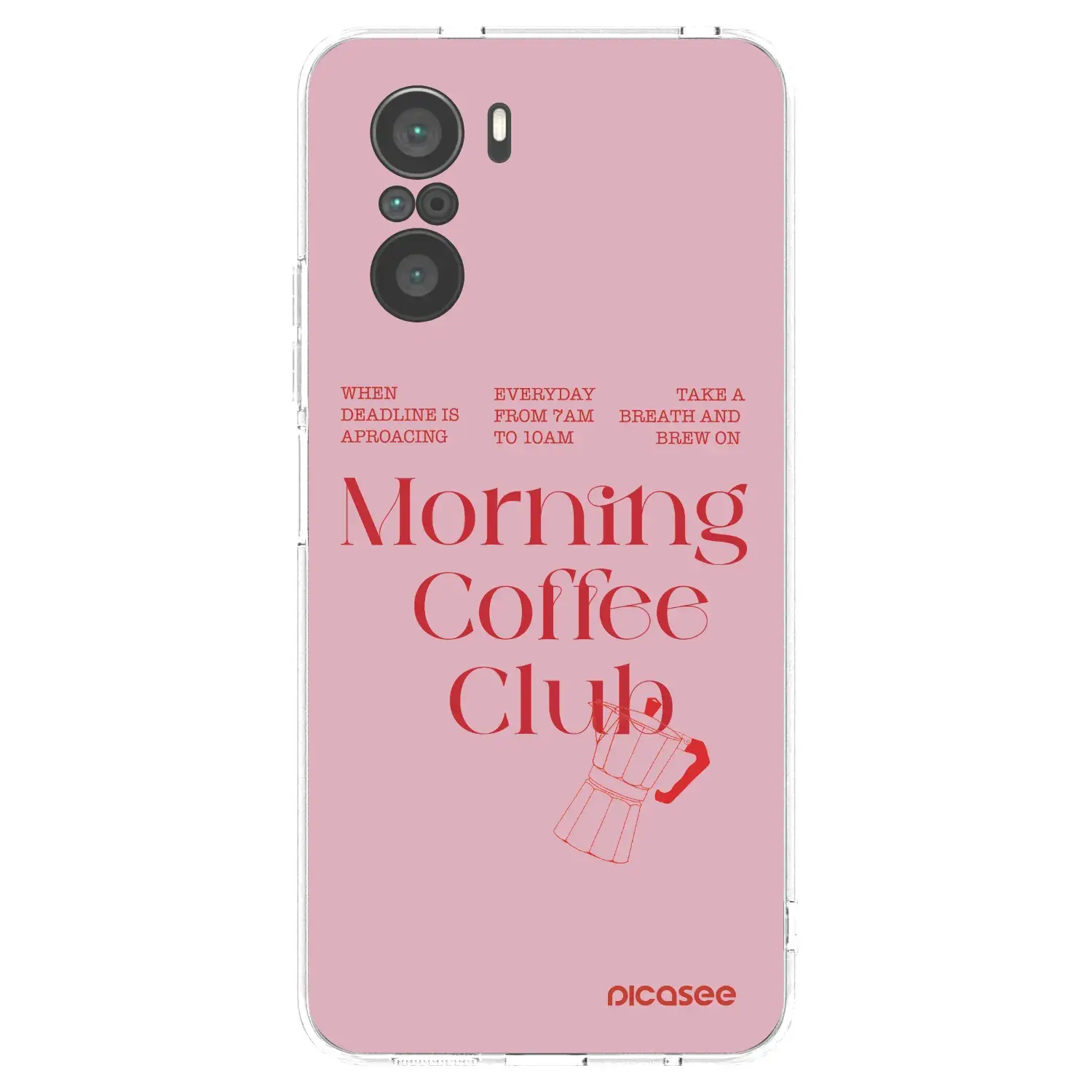 Silikonový průhledný obal pro Xiaomi Poco F3 - Morning