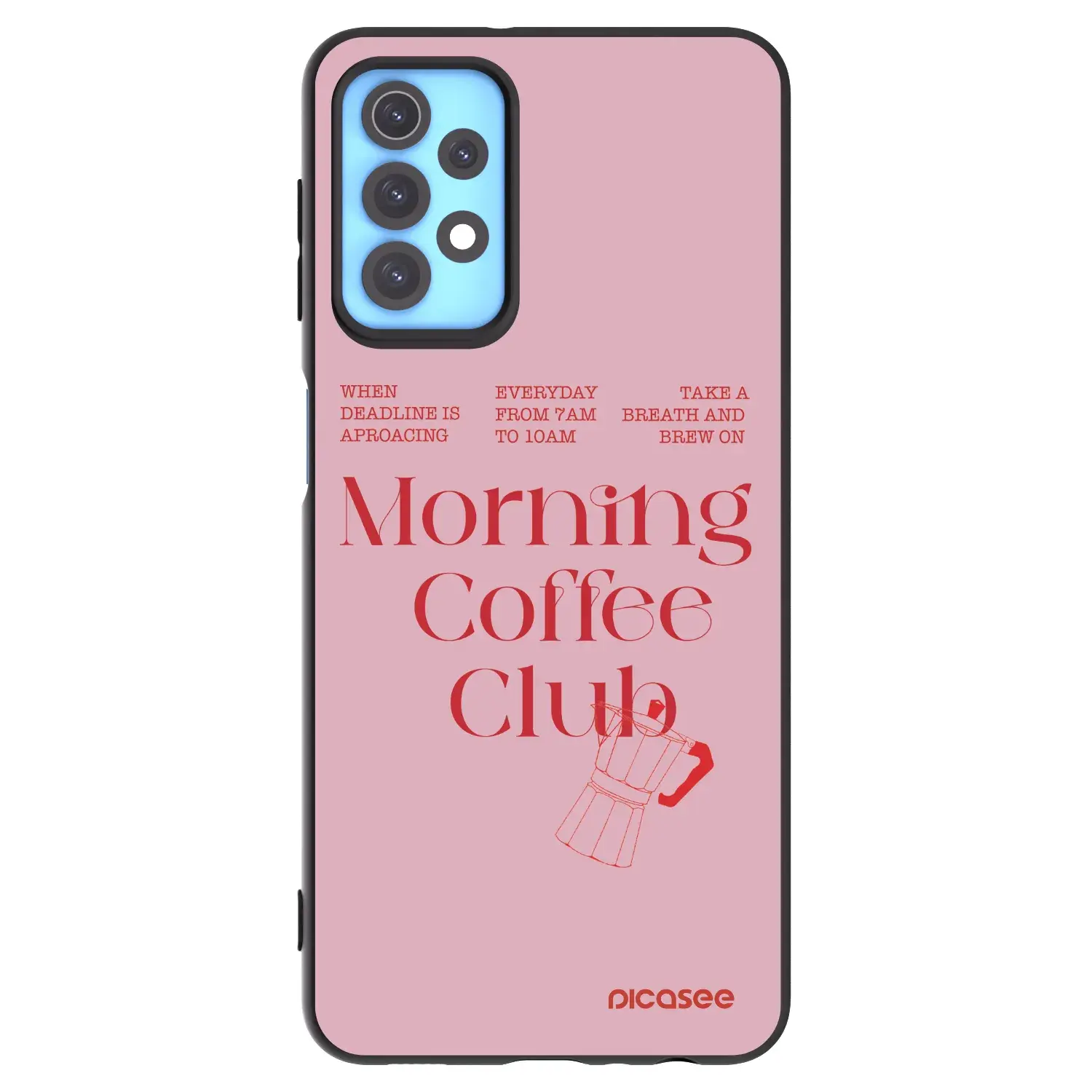 Silikonový černý obal pro Samsung Galaxy A32 4G SM-A325F - Morning