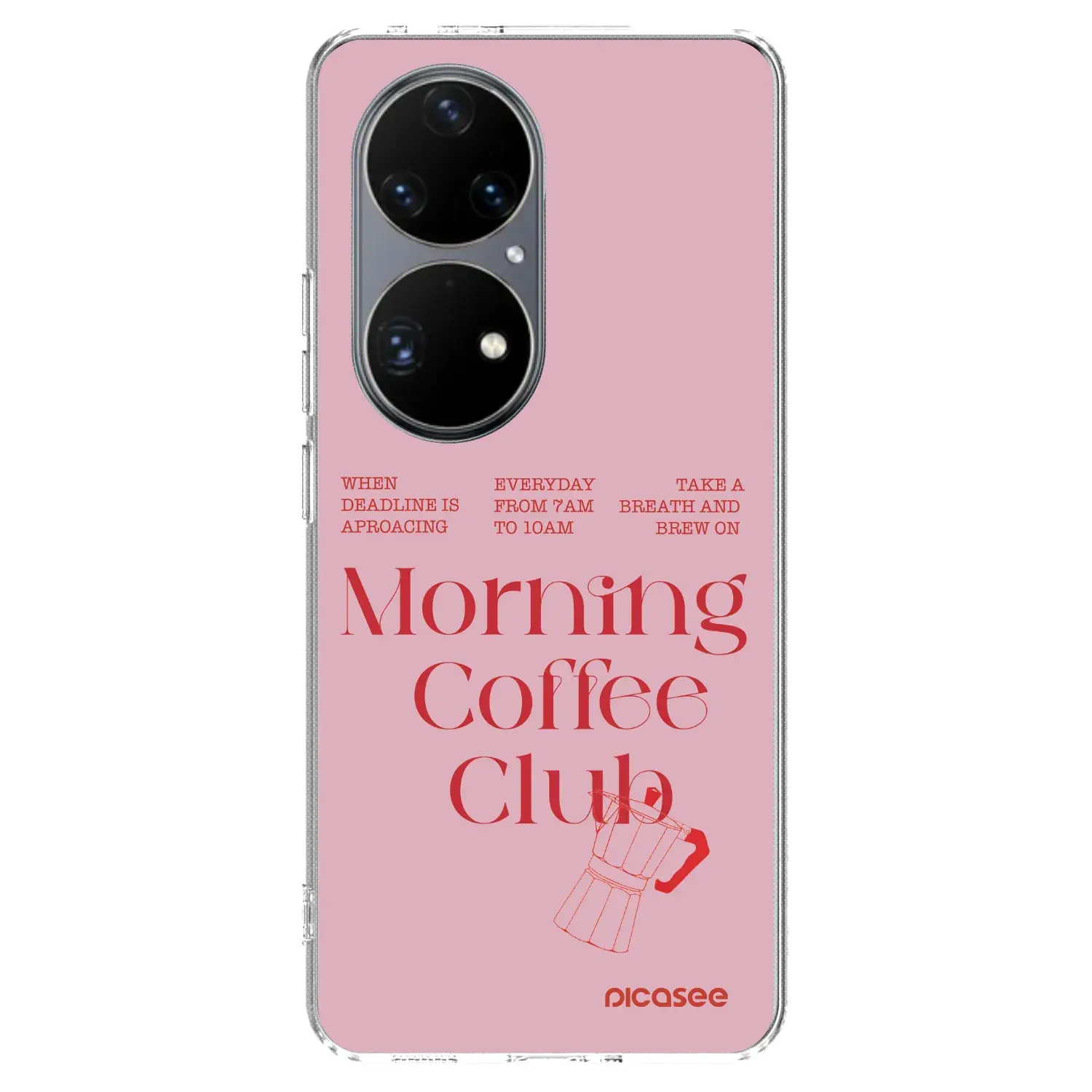 Silikonový průhledný obal pro Huawei P50 - Morning