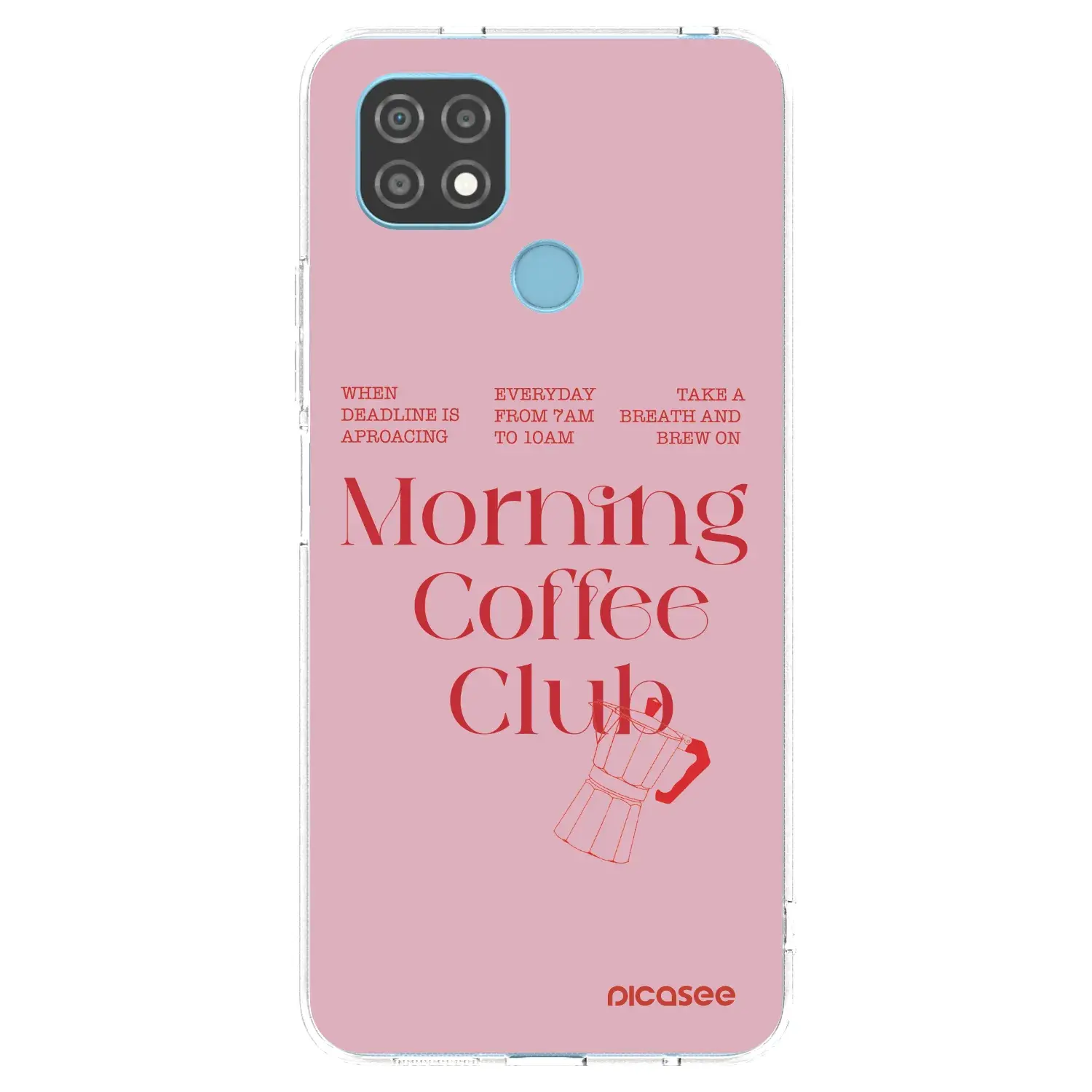 Silikonový průhledný obal pro Realme C21 - Morning