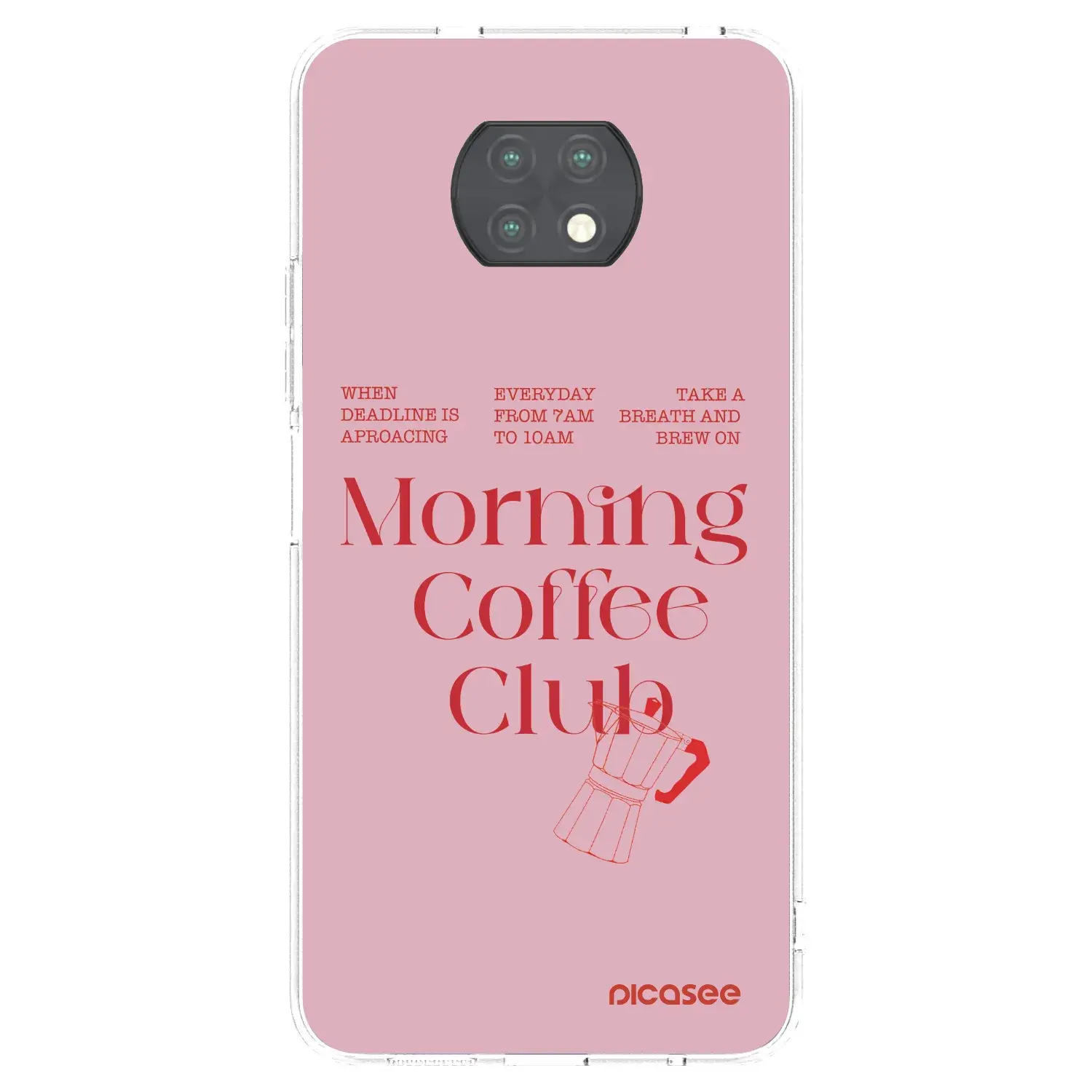 Silikonový průhledný obal pro Xiaomi Redmi Note 9T - Morning