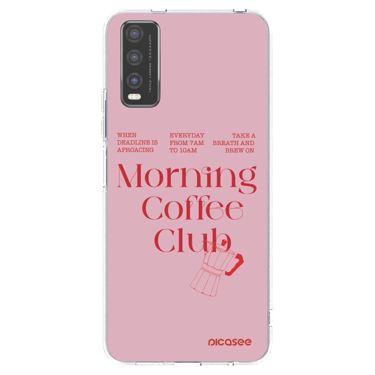 Silikonový průhledný obal pro Vivo Y20s - Morning
