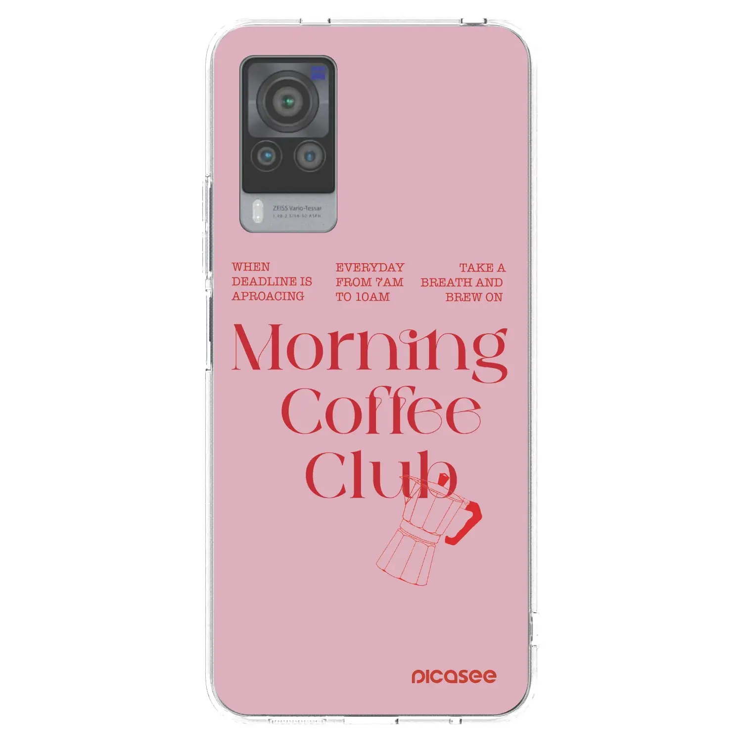 Silikonový průhledný obal pro Vivo X60 Pro 5G - Morning