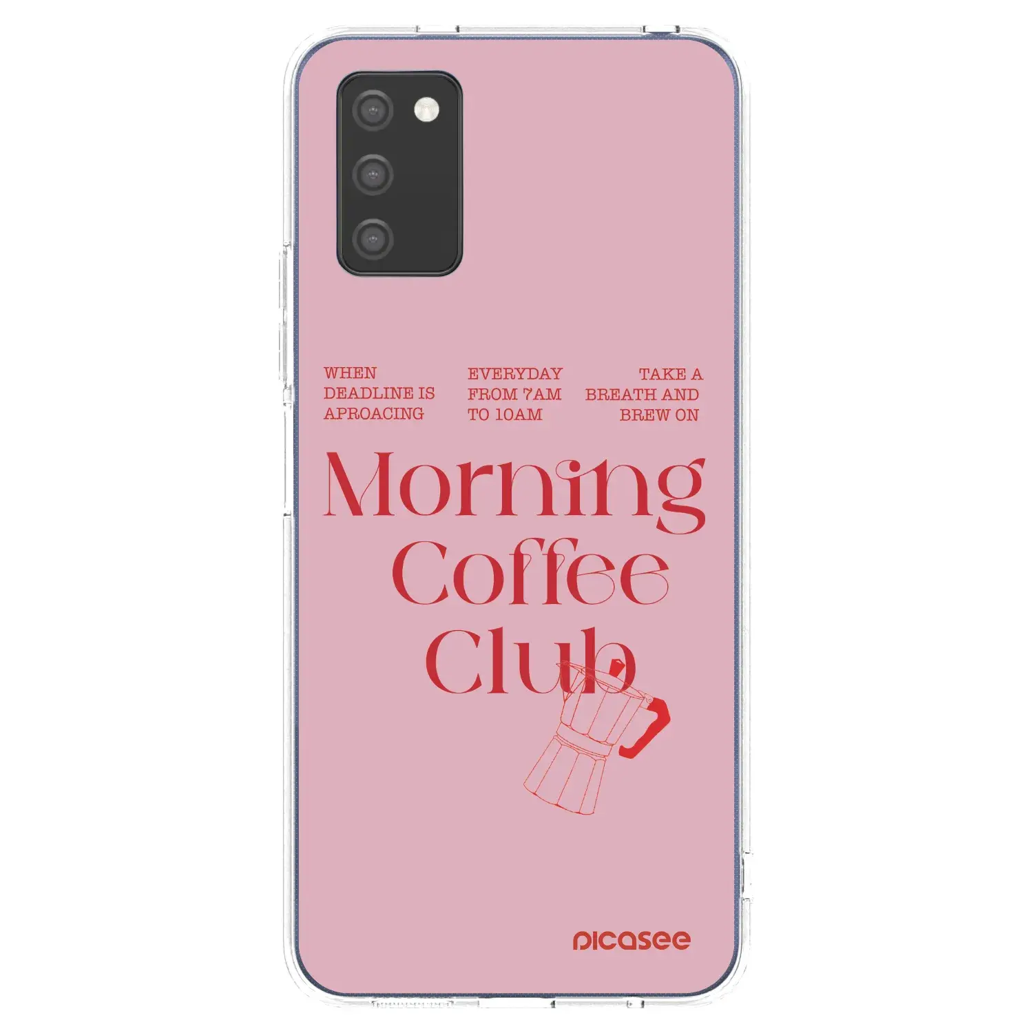 Silikonový průhledný obal pro Samsung Galaxy A03s A037G - Morning