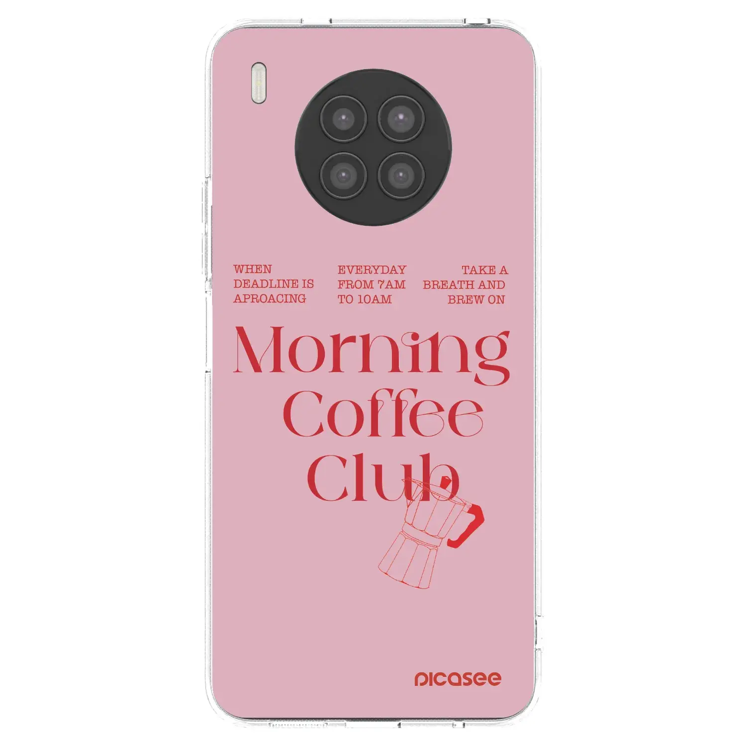Silikonový průhledný obal pro Huawei Nova 8i - Morning