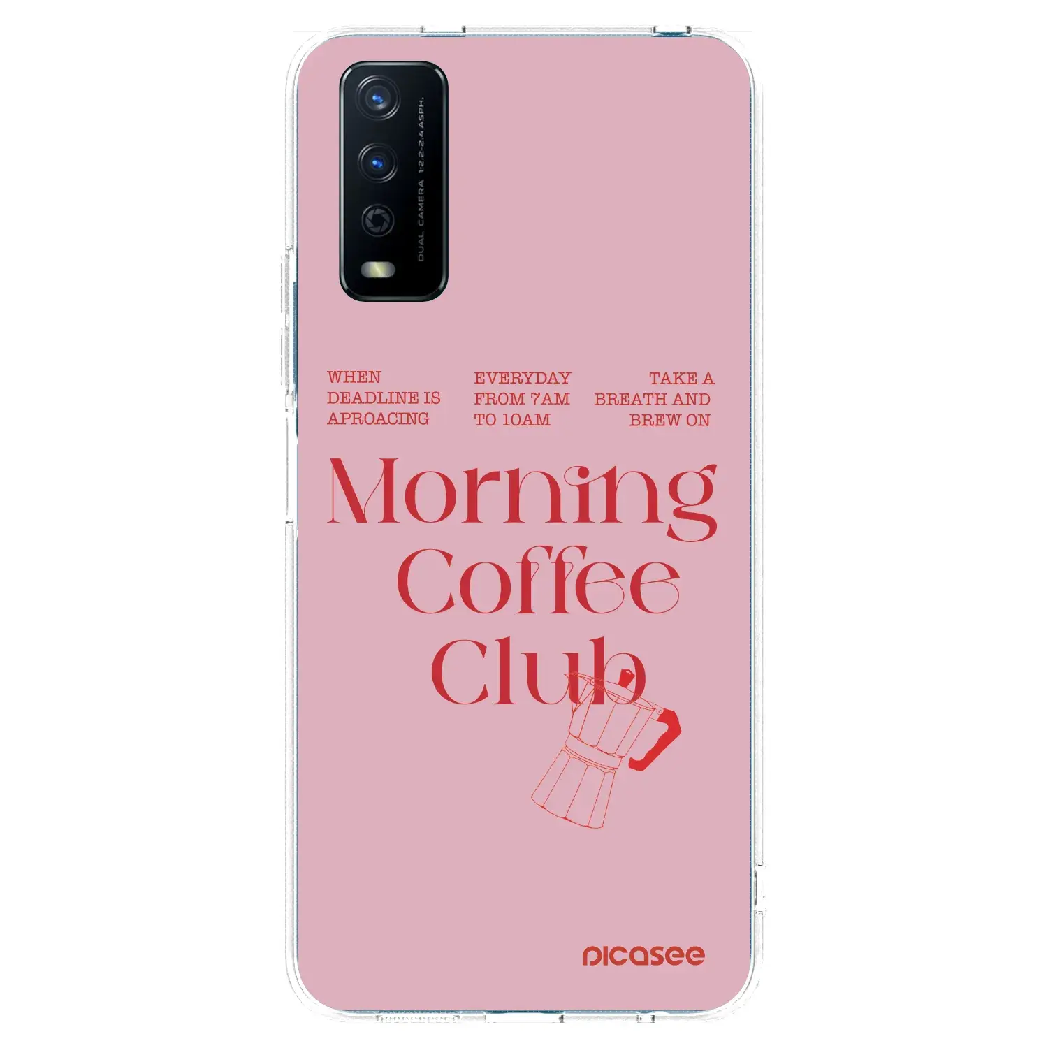 Silikonový průhledný obal pro Vivo Y11s - Morning