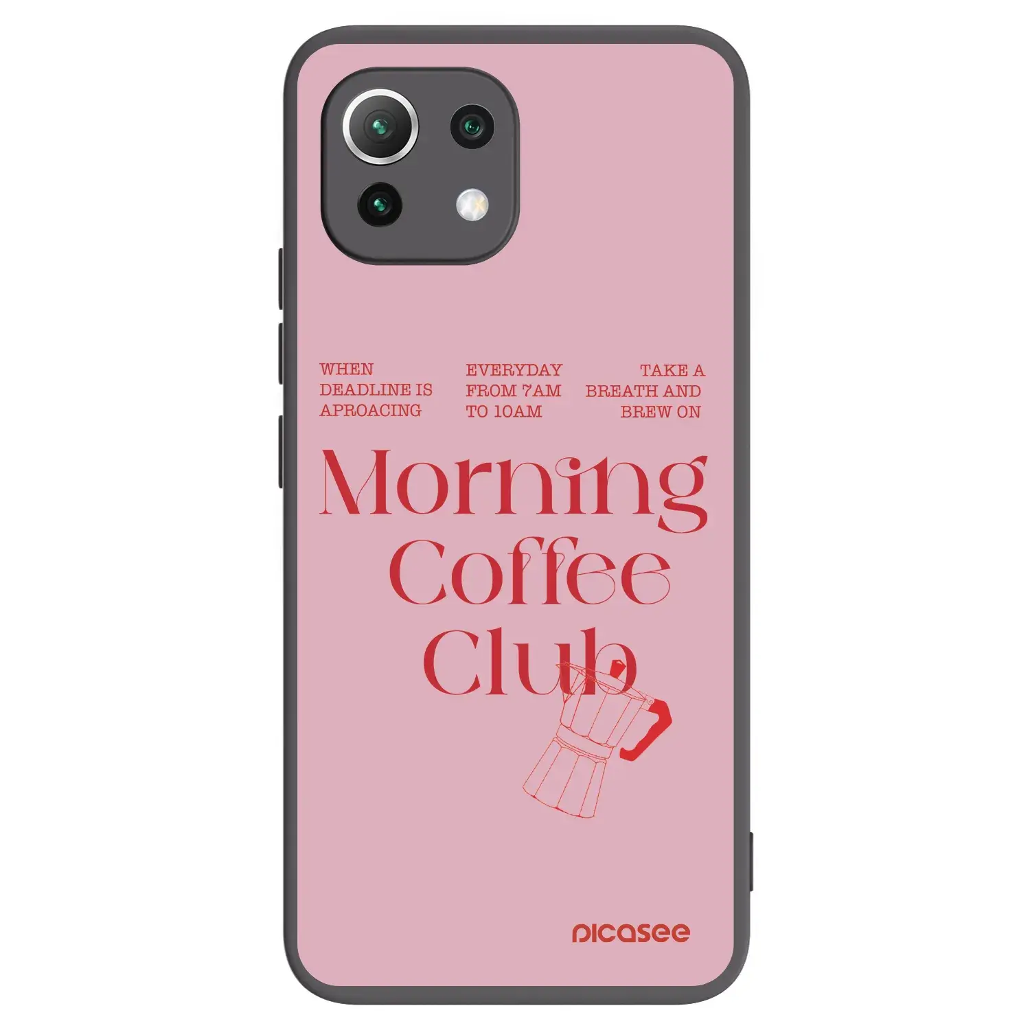 Silikonový černý obal pro Xiaomi 11 Lite 5G NE - Morning