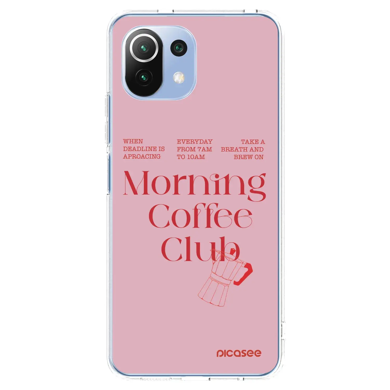 Silikonový průhledný obal pro Xiaomi 11 Lite 5G NE - Morning