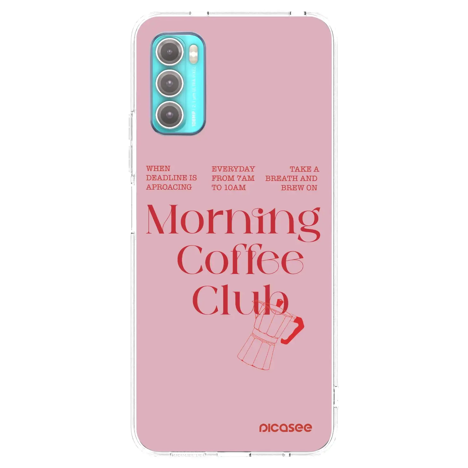 Silikonový průhledný obal pro Motorola Moto G60 - Morning