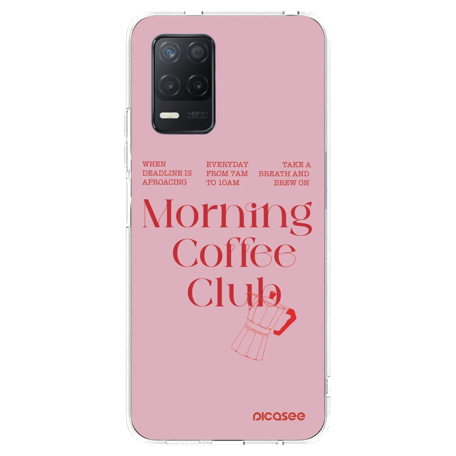 Silikonový průhledný obal pro Realme 8 5G - Morning