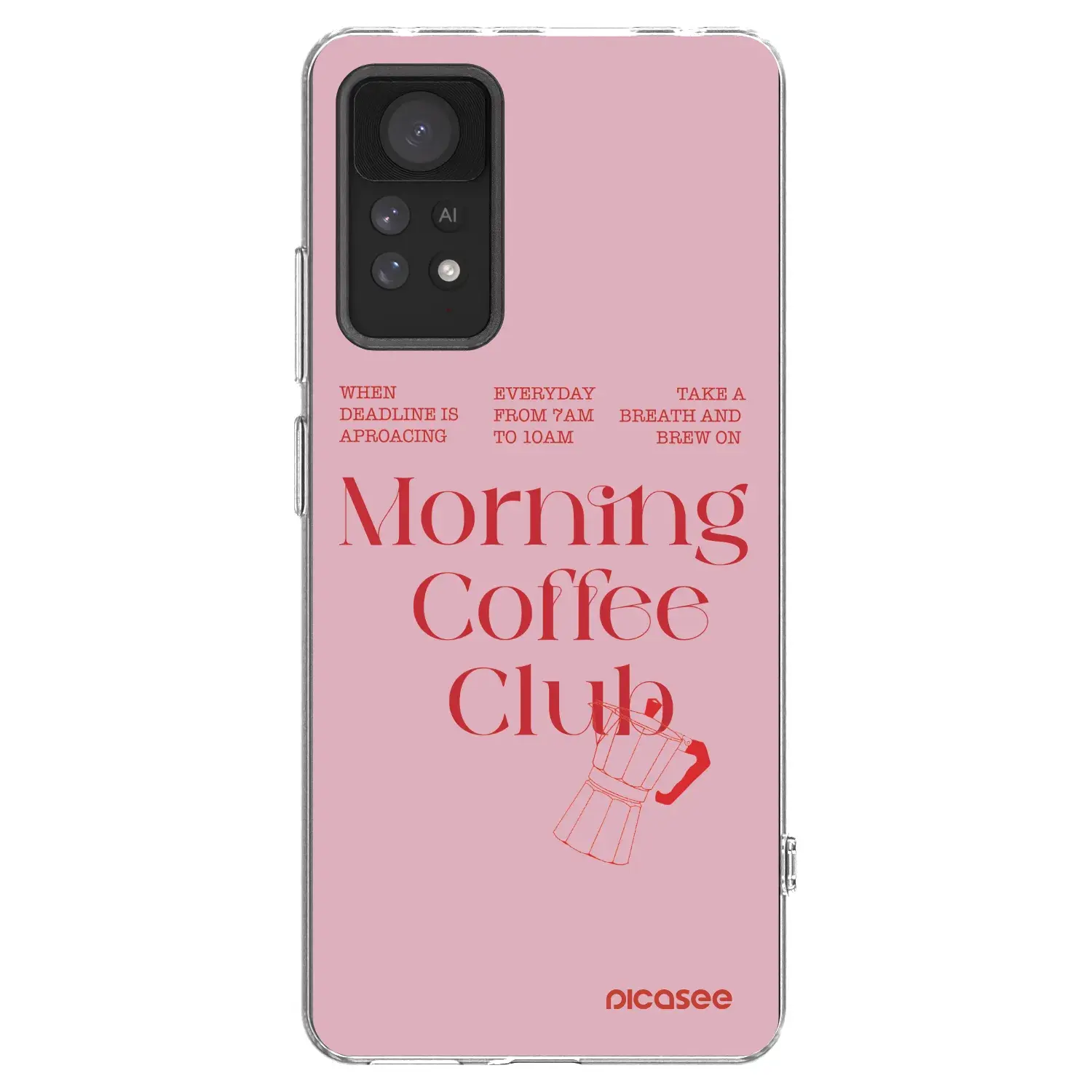 Silikonový průhledný obal pro Xiaomi Redmi Note 11 Pro - Morning